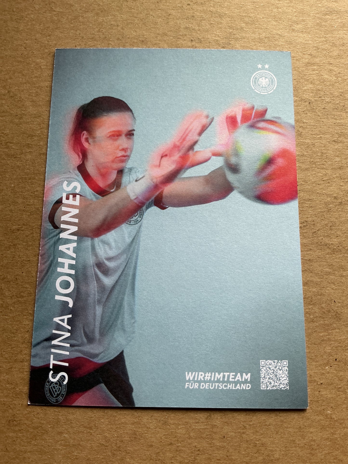 Stina Johannes, Germany 🇩🇪 Women’s Euro Cup 2025 hand signed