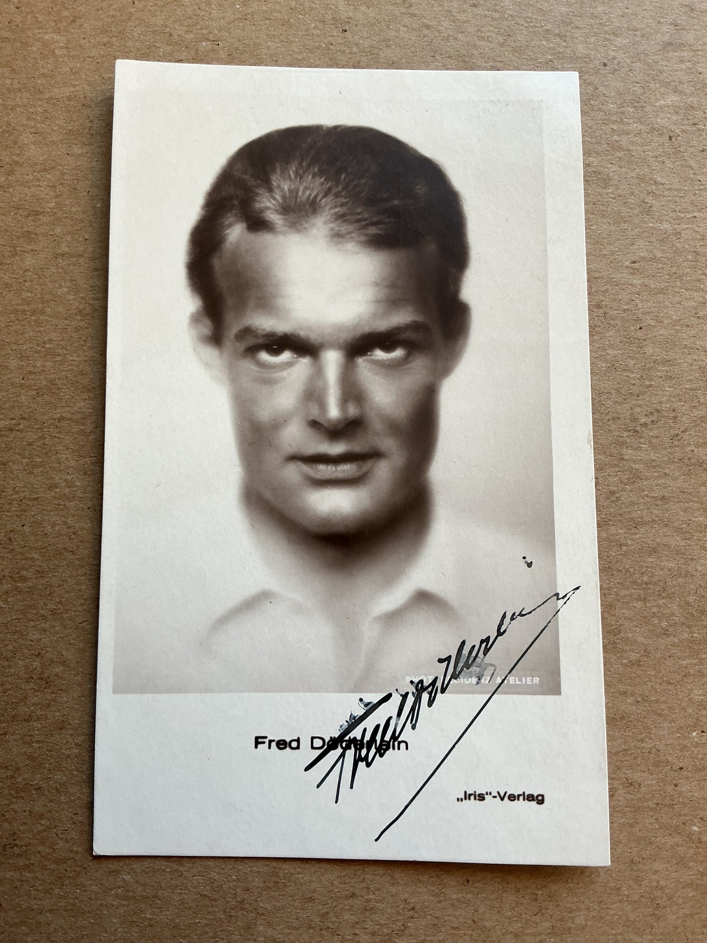 Fred Döderlein, Germany 🇩🇪 Actor hand signed