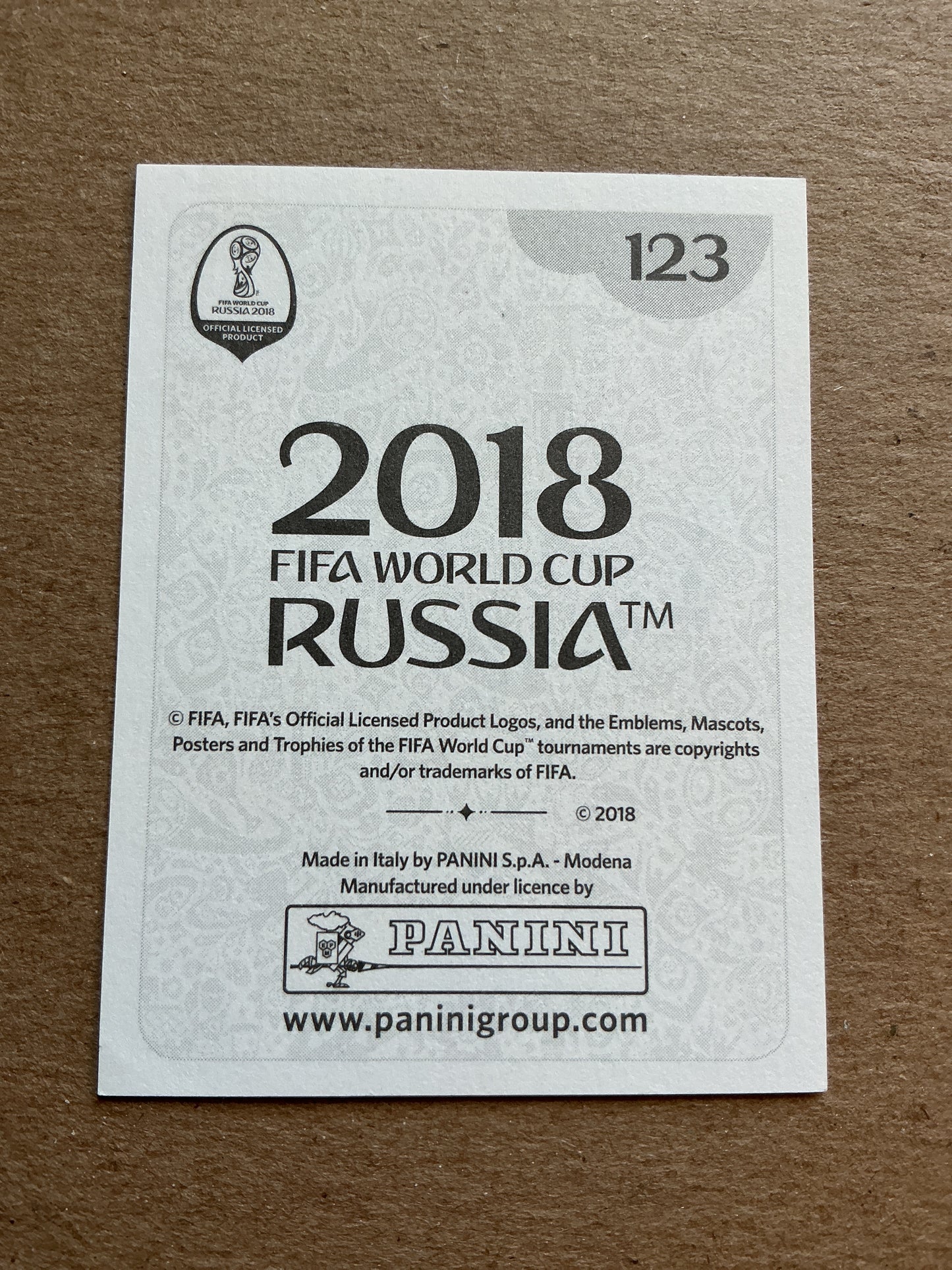 Danilo Pereira, Portugal ๐ต๐น FIFA World Cup 2018 Panini hand signed