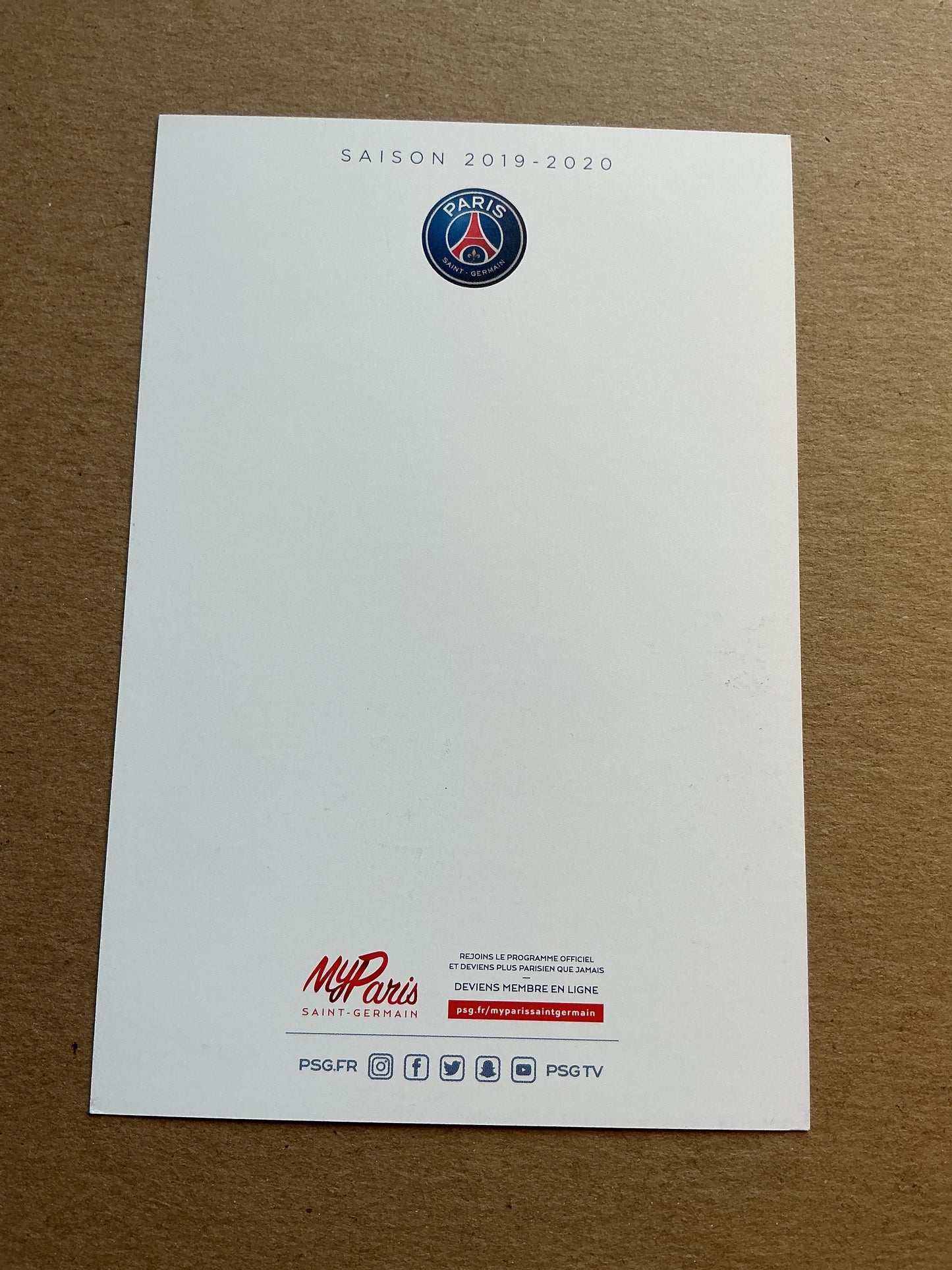 Marquinhos, Brazil π§π· Paris Saint-Germain 2019/20 hand signed