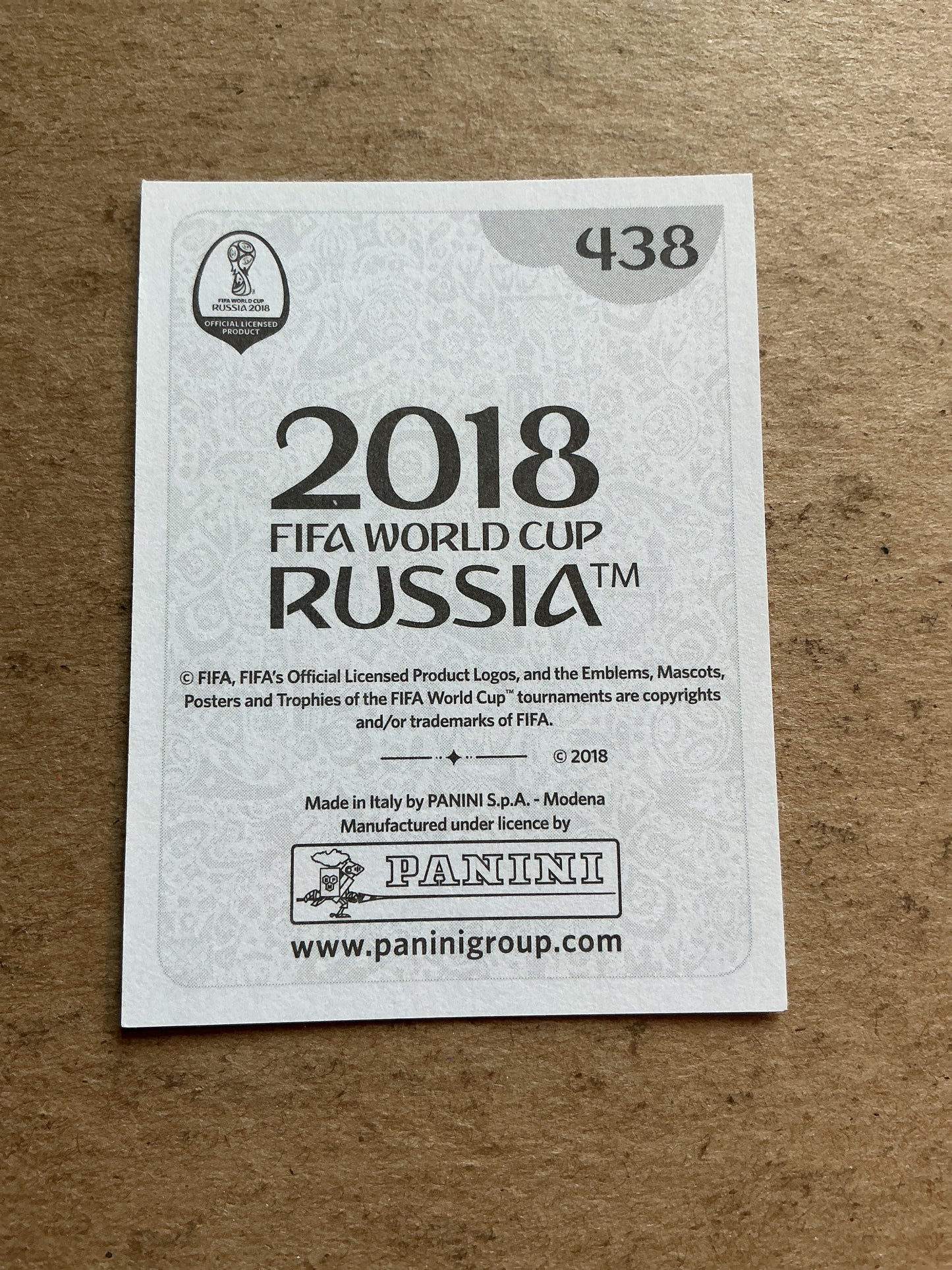 Joshua Kimmich, Germany π©πͺ FIFA World Cup 2018 Panini hand signed