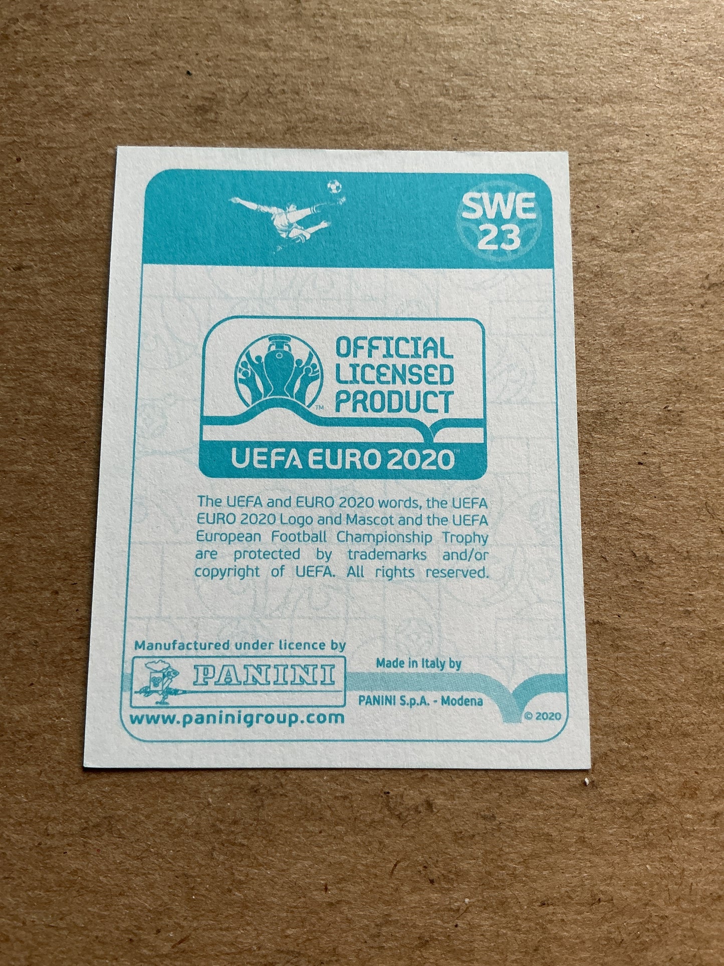 Mattias Svanberg, Sweden ๐ธ๐ช UEFA Euro 2020 Panini hand signed