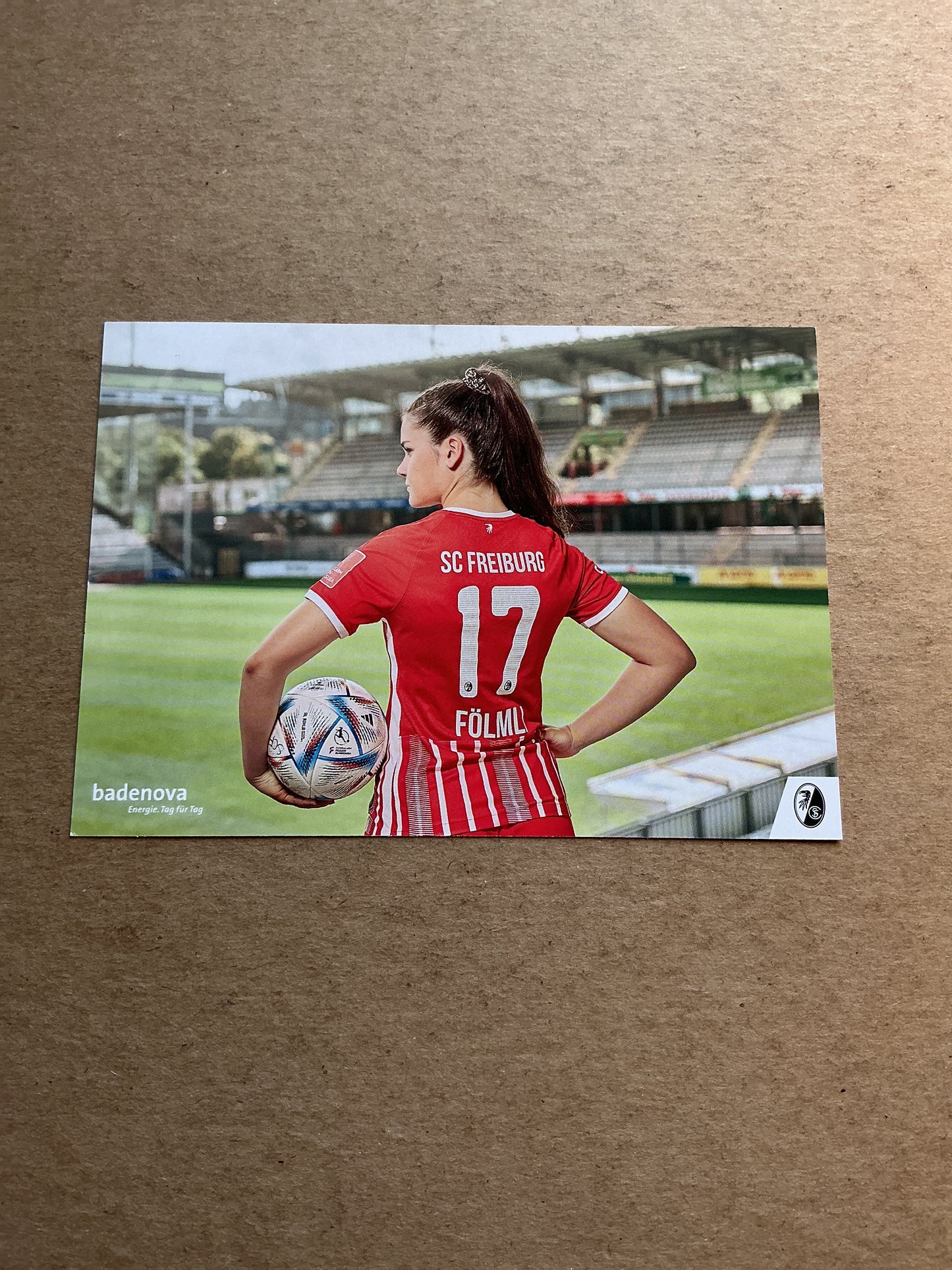 Svenja Fölmli, Switzerland 🇨🇭 SC Freiburg 2022/23 hand signed