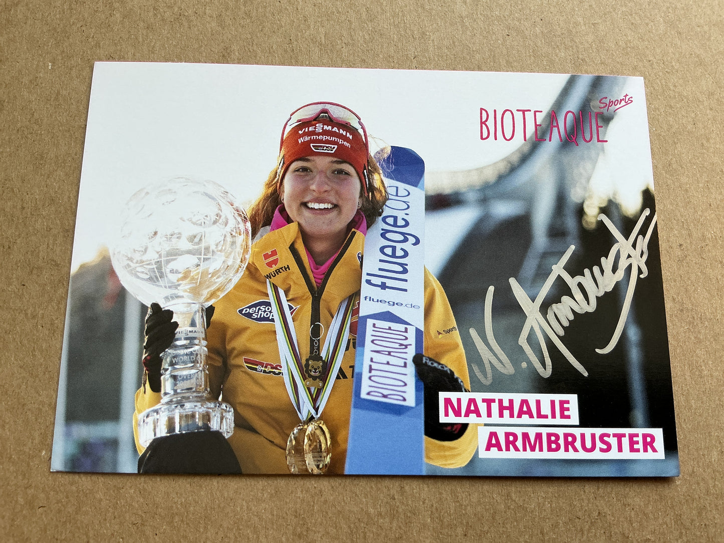 Nathalie Armbruster, Germany 🇩🇪 Nordic Combined 2024/25 hand signed