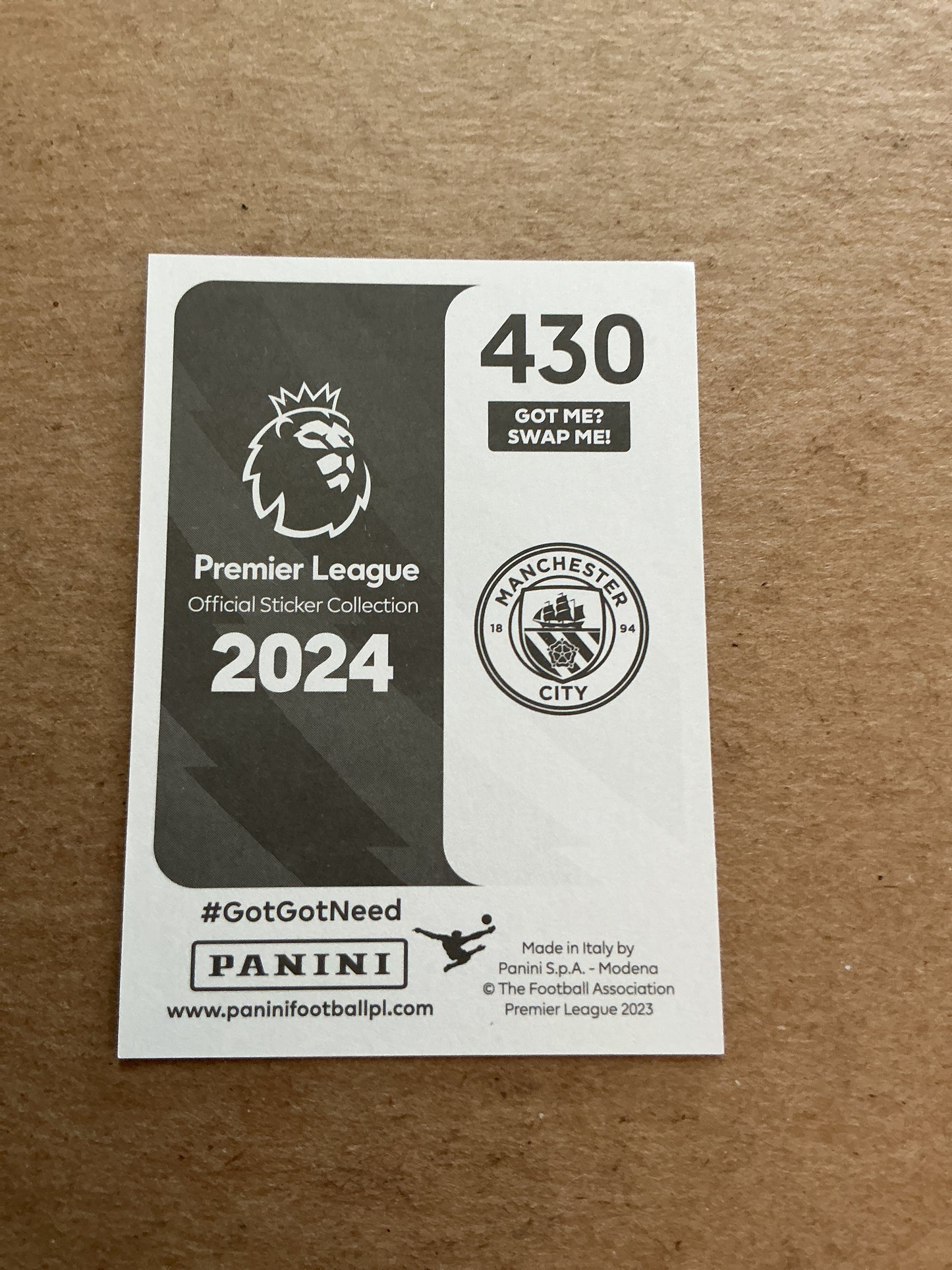 Manuel Akanji, Switzerland 🇨🇭 Manchester City 2024 Panini hand signed