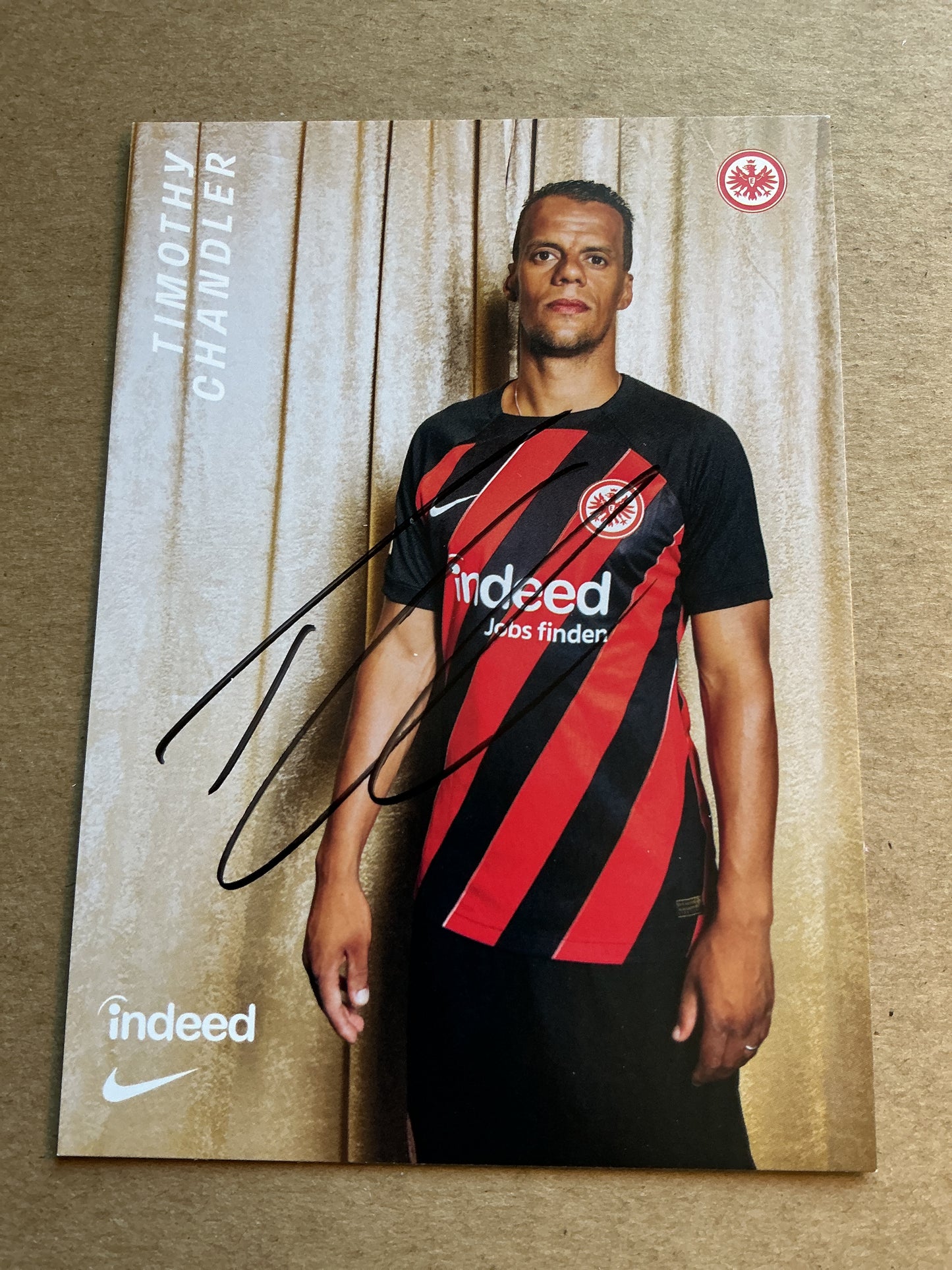 Timothy Chandler, USA 🇺🇸 Eintracht Frankfurt 2023/24 hand signed