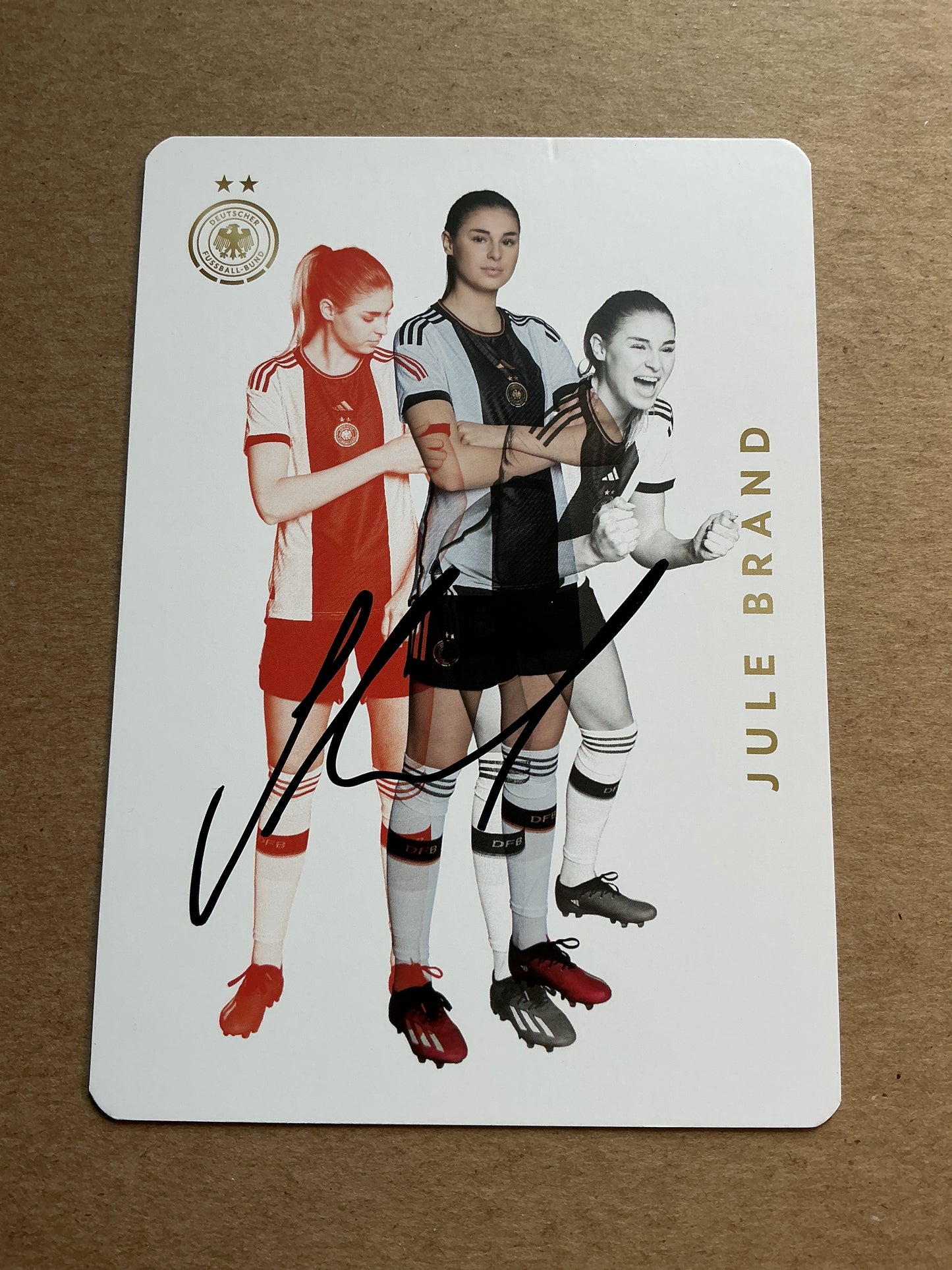 Jule Brand, Germany 🇩🇪 FIFA World Cup 2023 hand signed