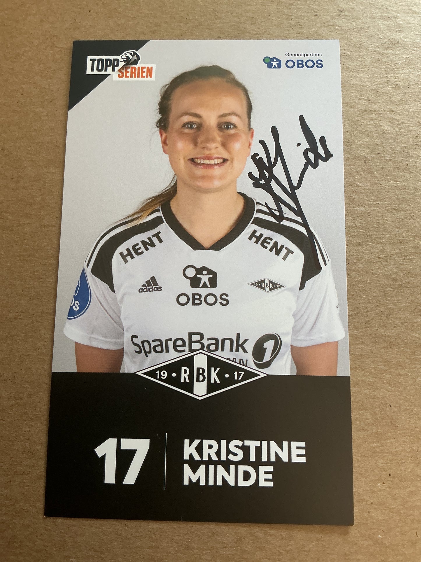 Kristine Minde, Norway 🇳🇴 Rosenborg BK 2022/23 hand signed