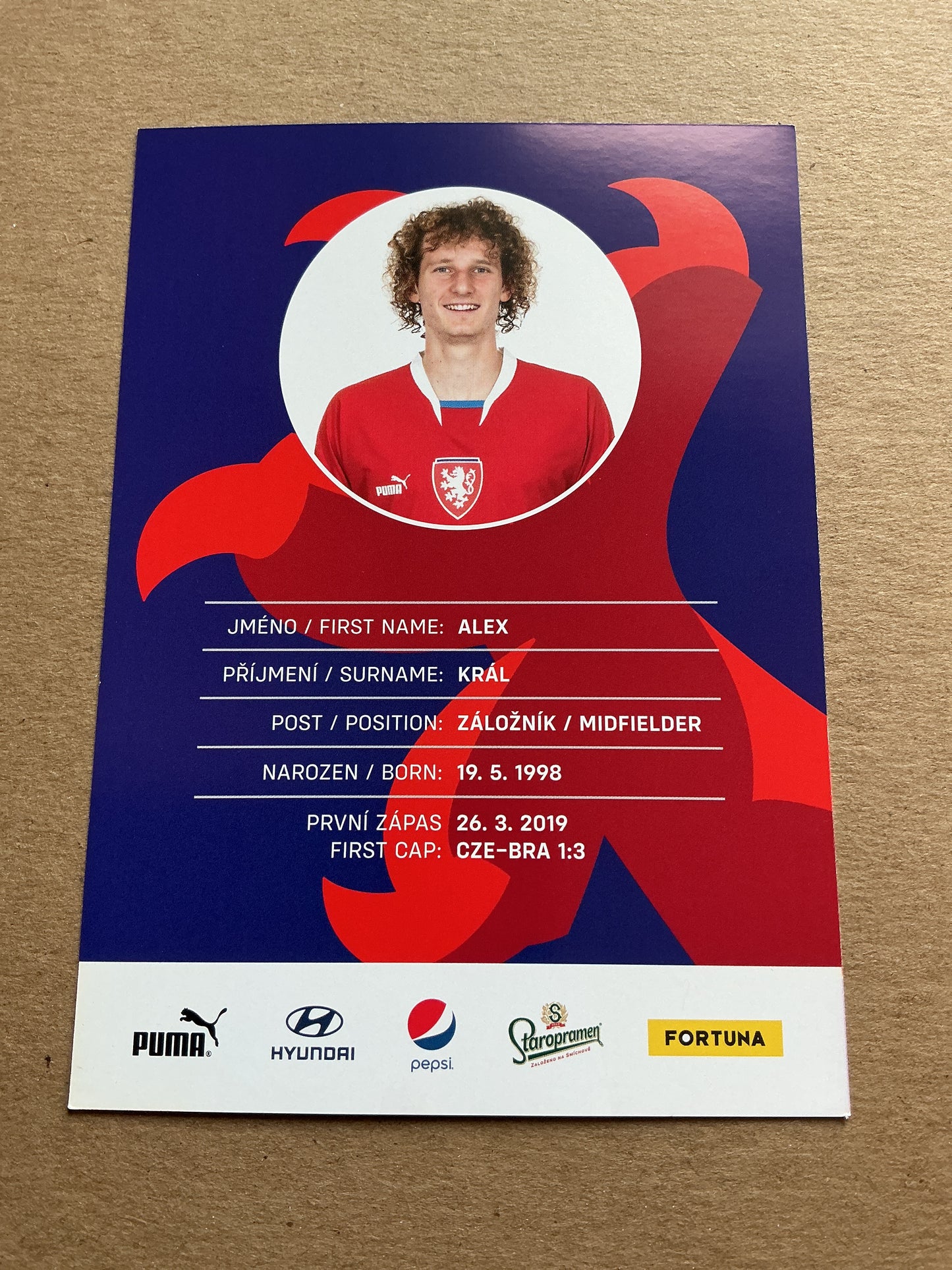 Alex Král, Czech Republic 🇨🇿 2023 FC Schalke 04 hand signed