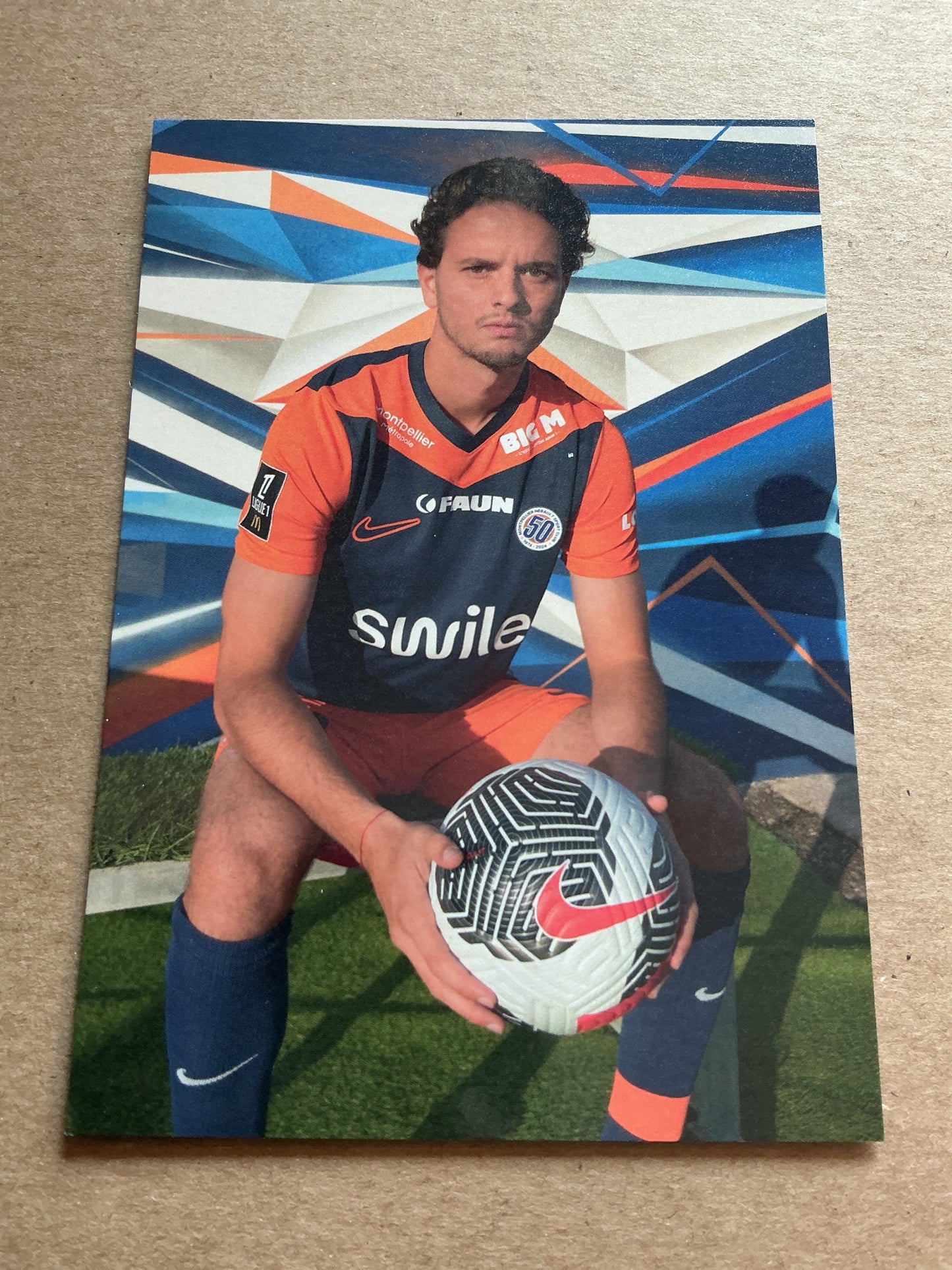 Gabriel Bares, Switzerland 🇨🇭 Montpellier HSC 2024/25 hand signed