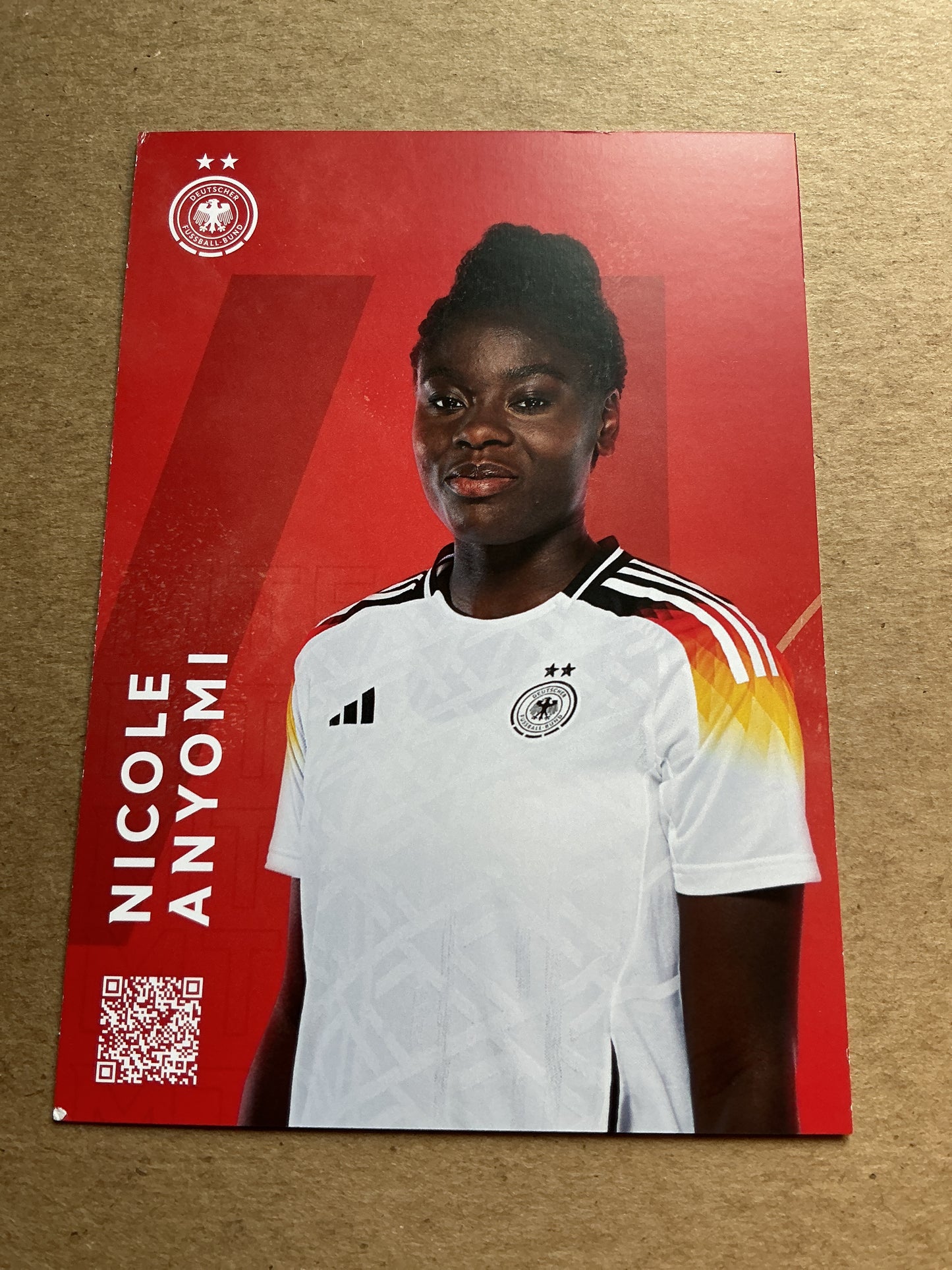 Nicole Anyomi, Germany 🇩🇪 Summer Olympics 2024 hand signed