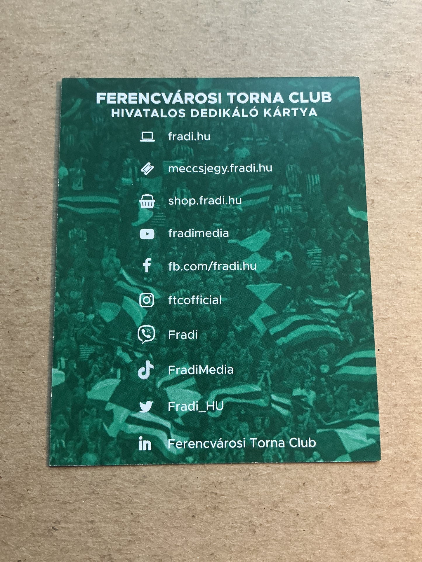 Marijan Čabraja, Croatia 🇭🇷 Ferencvaros TC 2021/22 hand signed