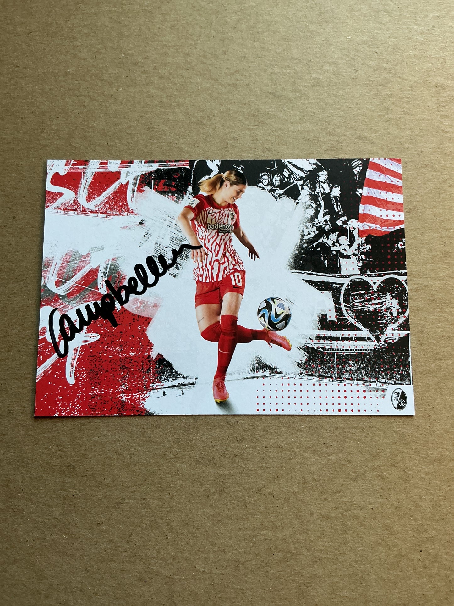 Eileen Campbell, Austria 🇦🇹 SC Freiburg 2023/24 hand signed