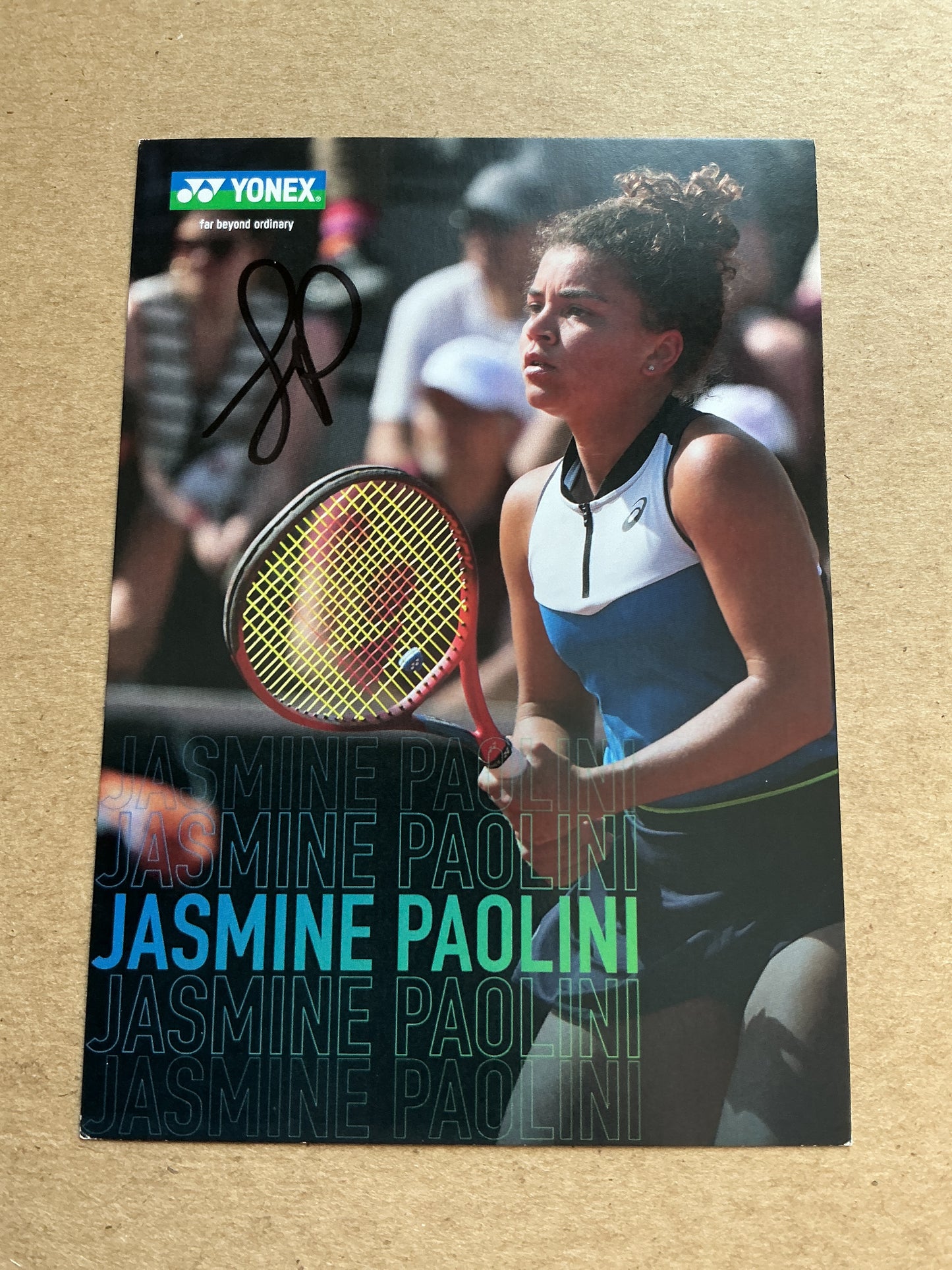 Jasmine Paolini, Italy 🇮🇹 Tennis Sports 2025 hand signed