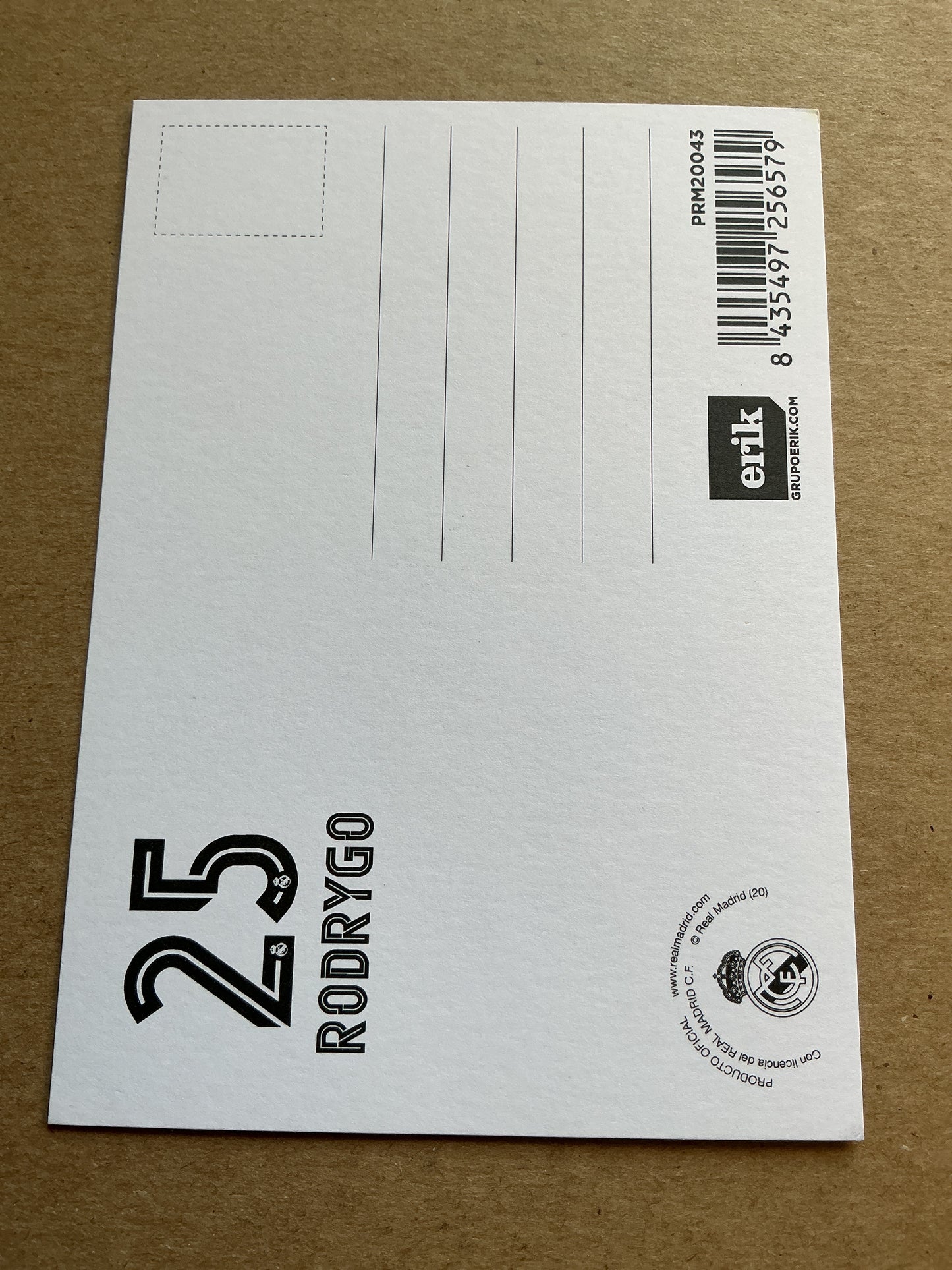 Rodrygo, Brazil 🇧🇷 Real Madrid 2020/21 hand signed