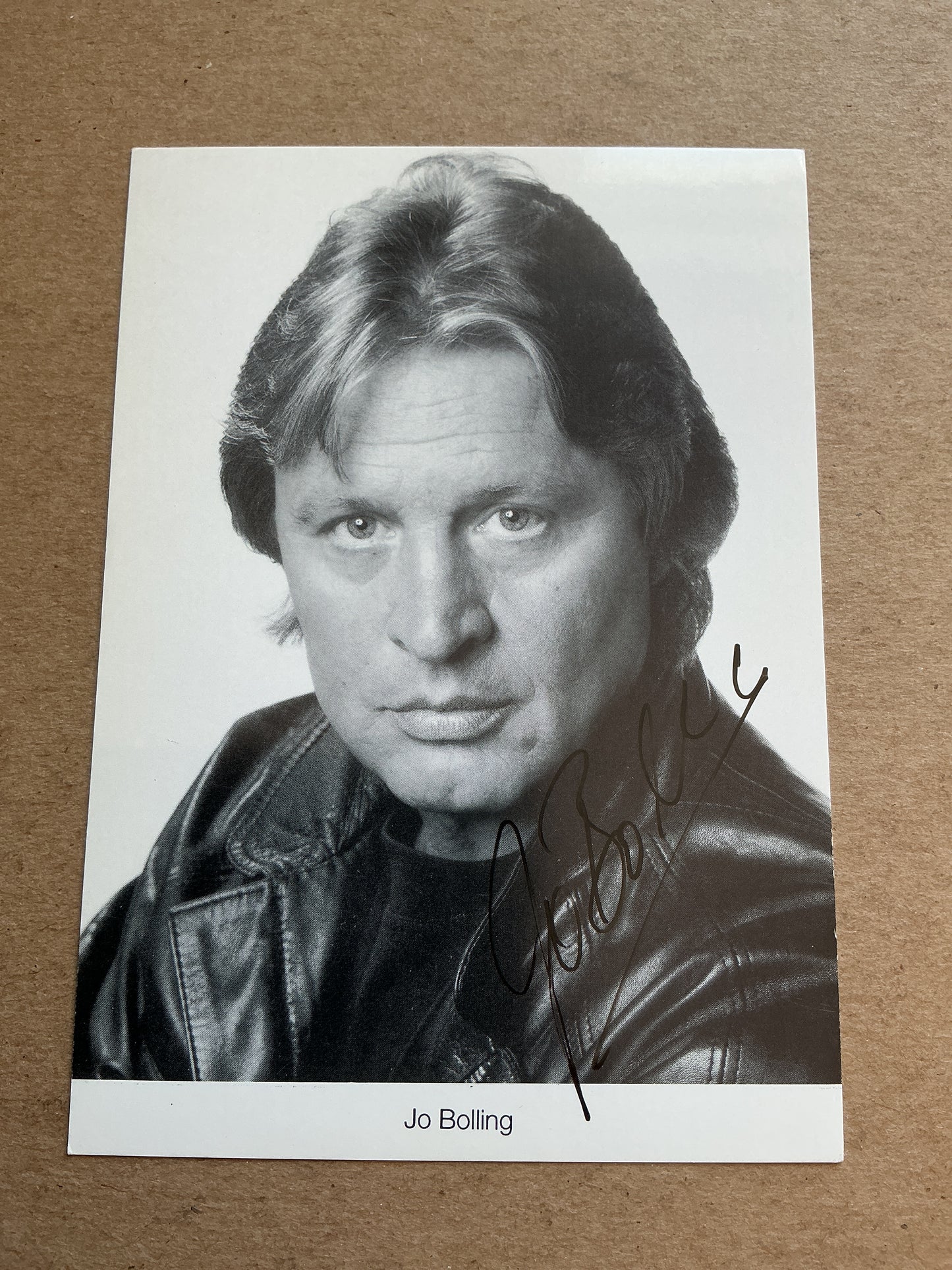 Jo Bolling, Germany 🇩🇪 Actor hand signed
