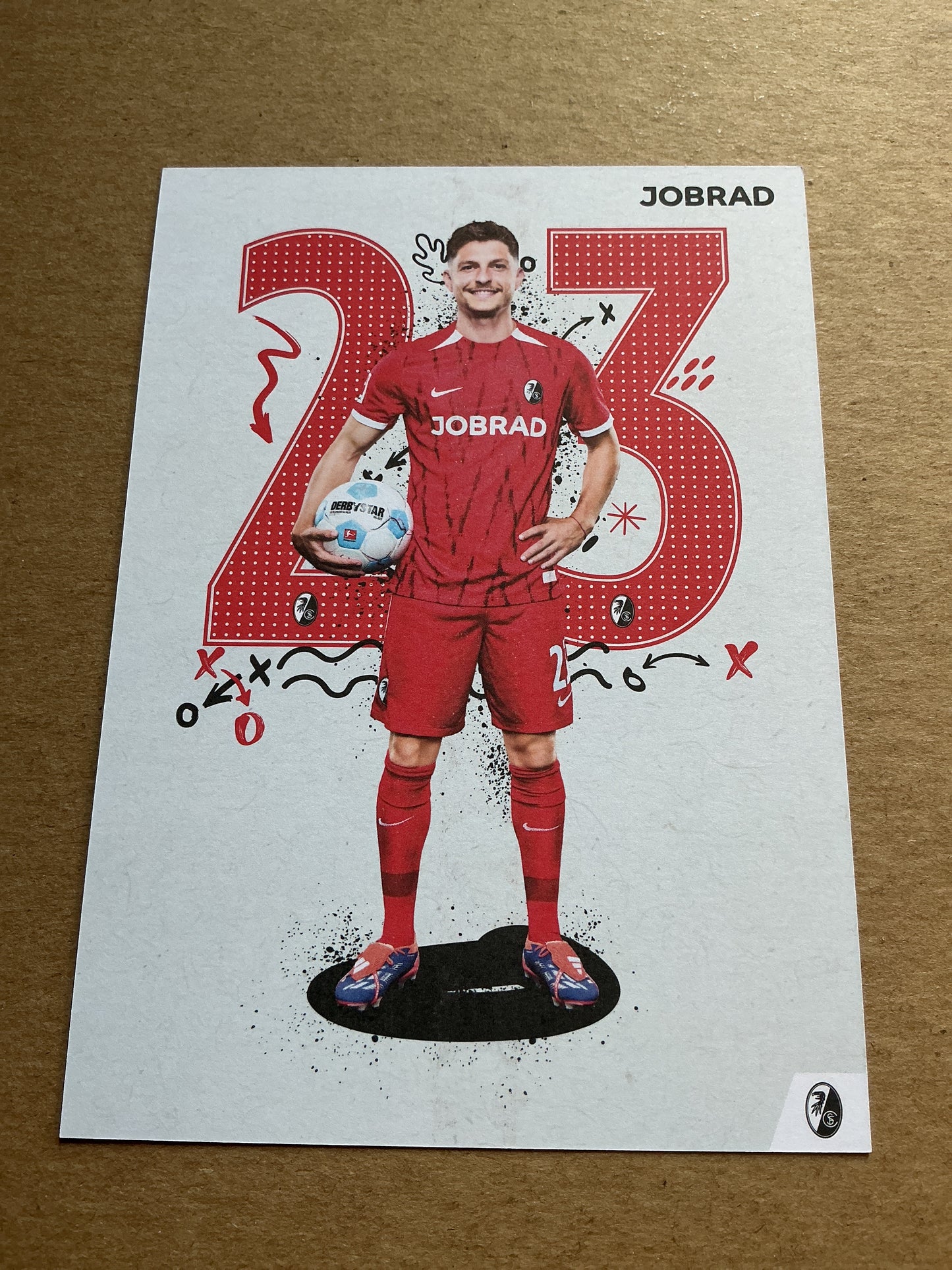 Florent Muslija, Kosovo 🇽🇰 SC Freiburg 2024/25 hand signed