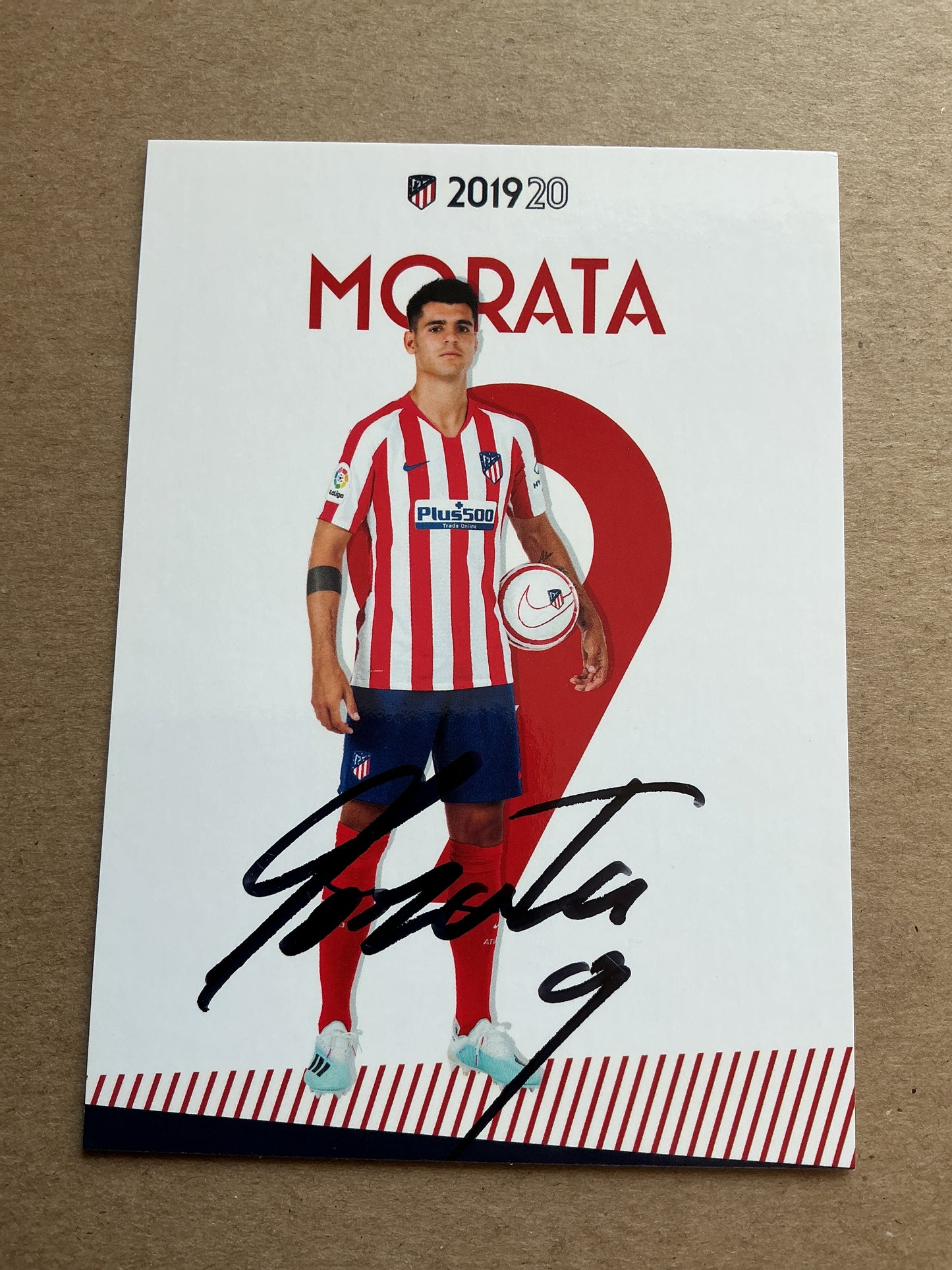 Alvaro Morata, Spain 🇪🇸 Atletico Madrid 2019/20 hand signed