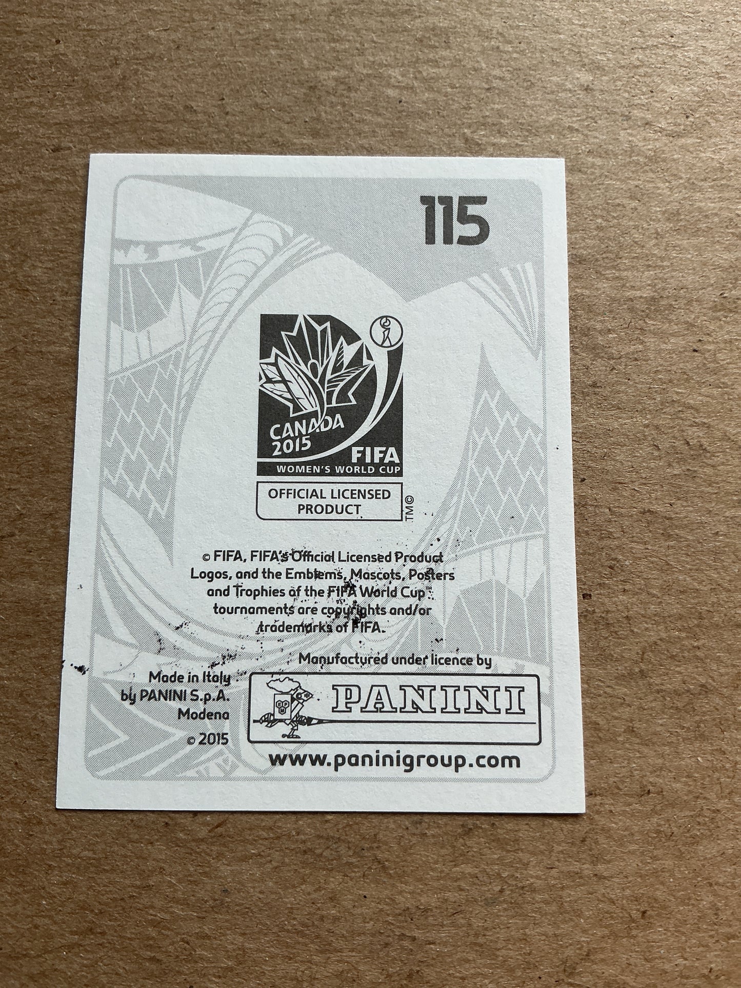 Pauline Brehmer, Germany 🇩🇪 FIFA Women’s World Cup 2015 Panini hand signed
