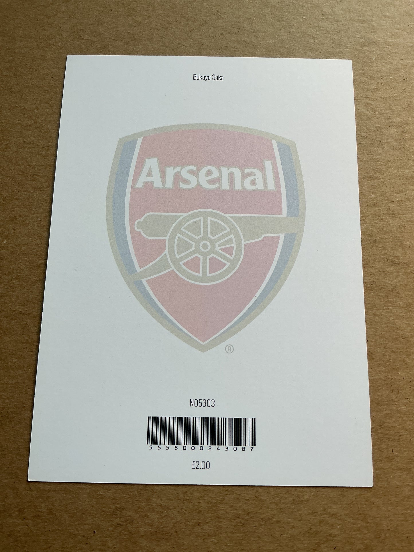 Bukayo Saka, England 🏴 Arsenal FC 2022/23 hand signed