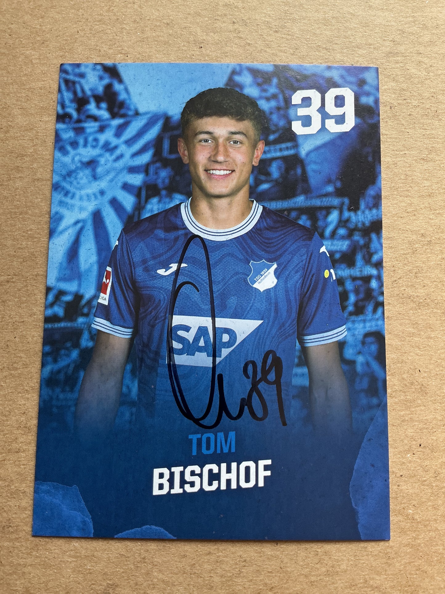 Tom Bischof, Germany 🇩🇪 TSG 1899 Hoffenheim 2023/24 hand signed