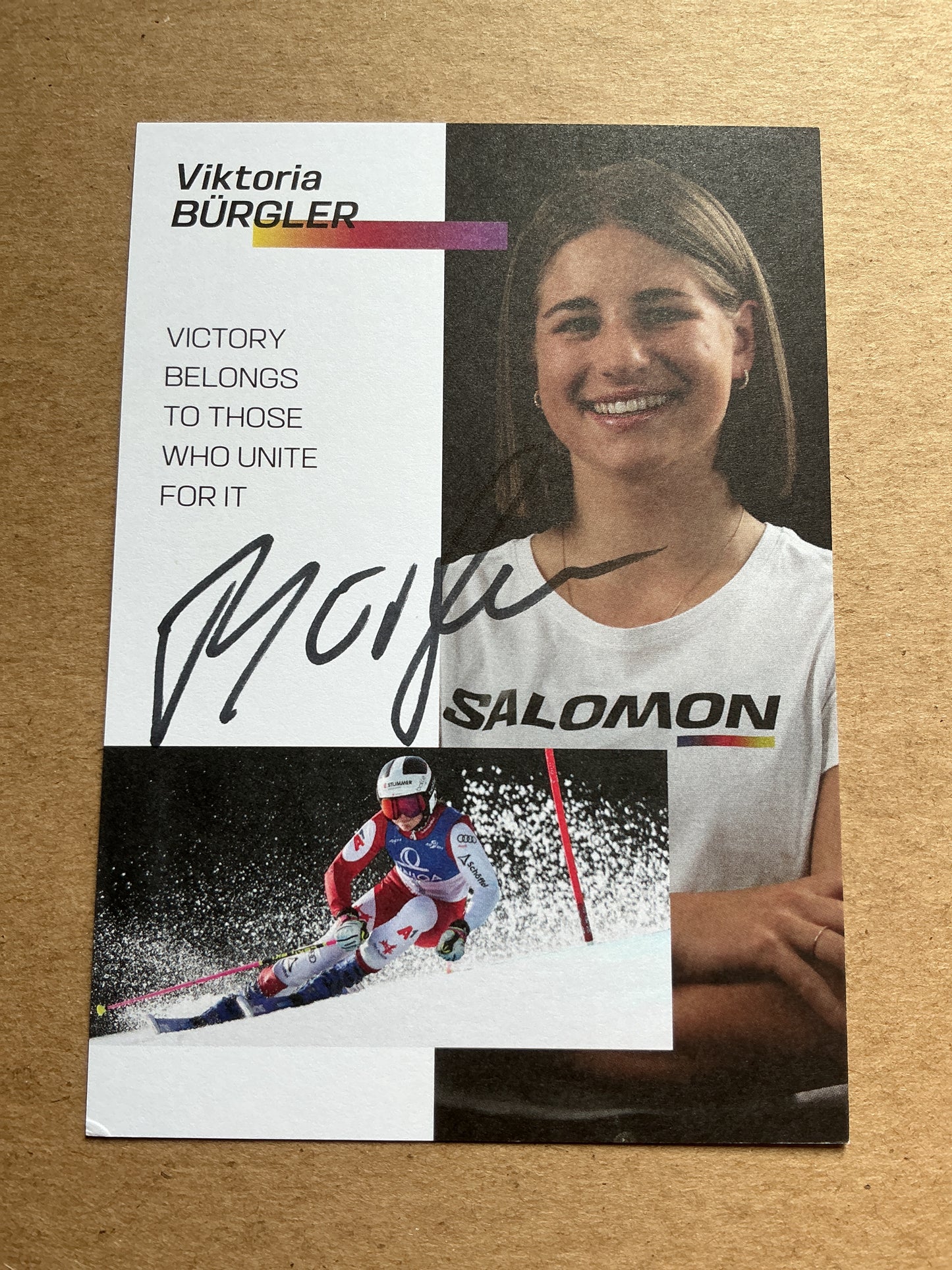 Viktoria Bürgler, Austria 🇦🇹 Alpine Winter Sports 2024/25 hand signed