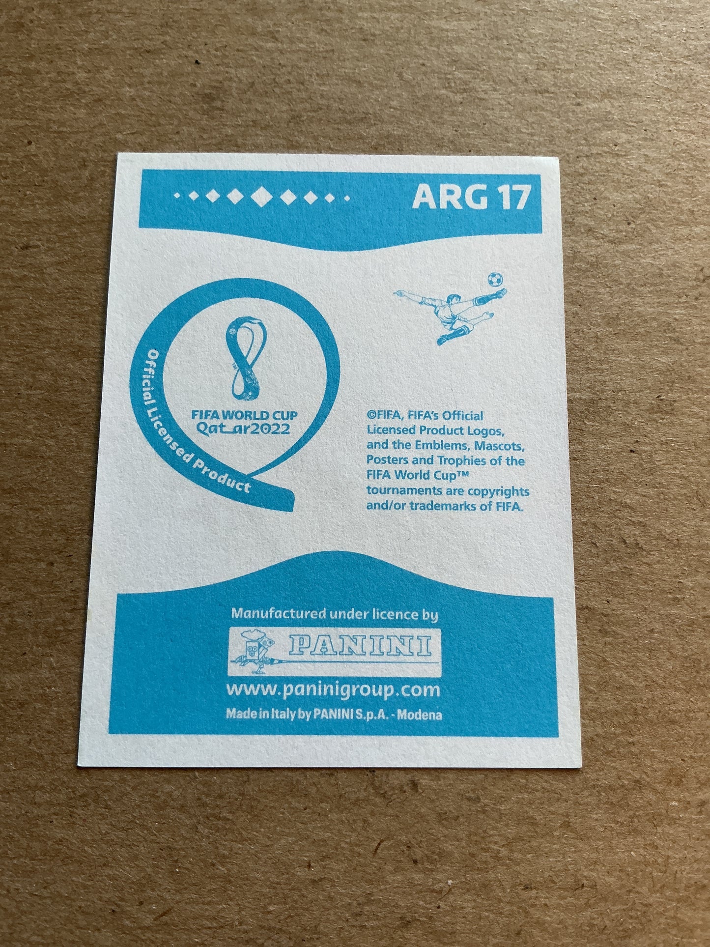 Alejandro Gomez, Argentina 🇦🇷 FIFA World Cup 2022 Panini hand signed