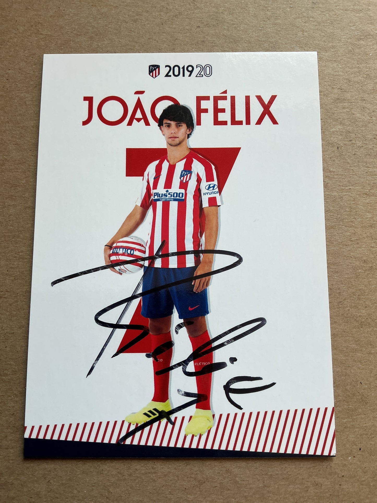 Joao Felix, Portugal 🇵🇹 Atletico Madrid 2019/20 hand signed