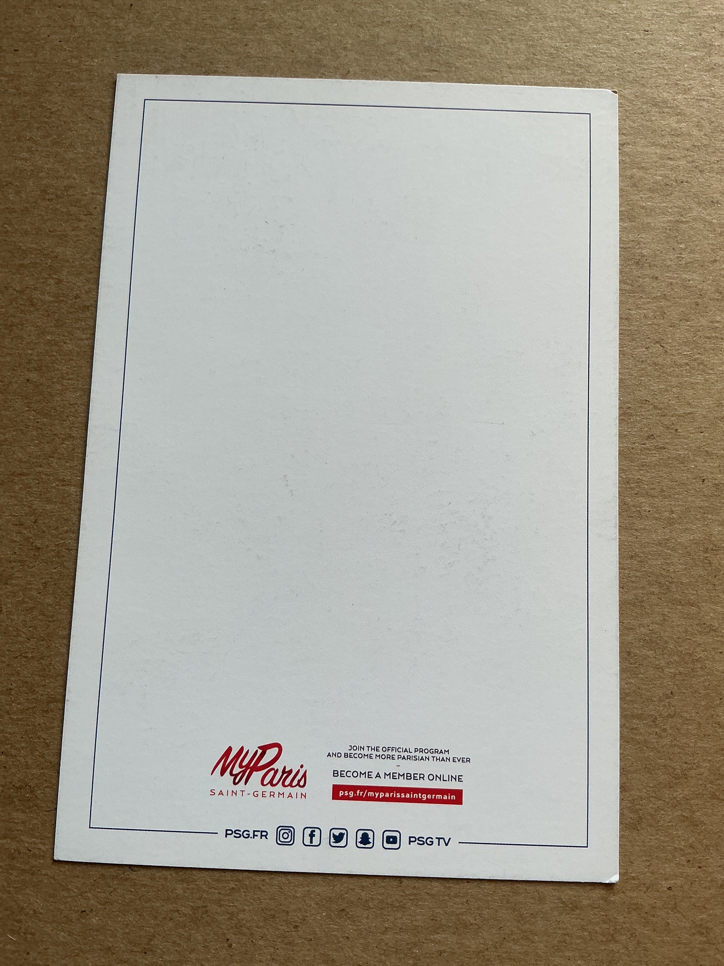 Angel di Maria, Argentina 🇦🇷 Paris Saint-Germain 2018/19 hand signed