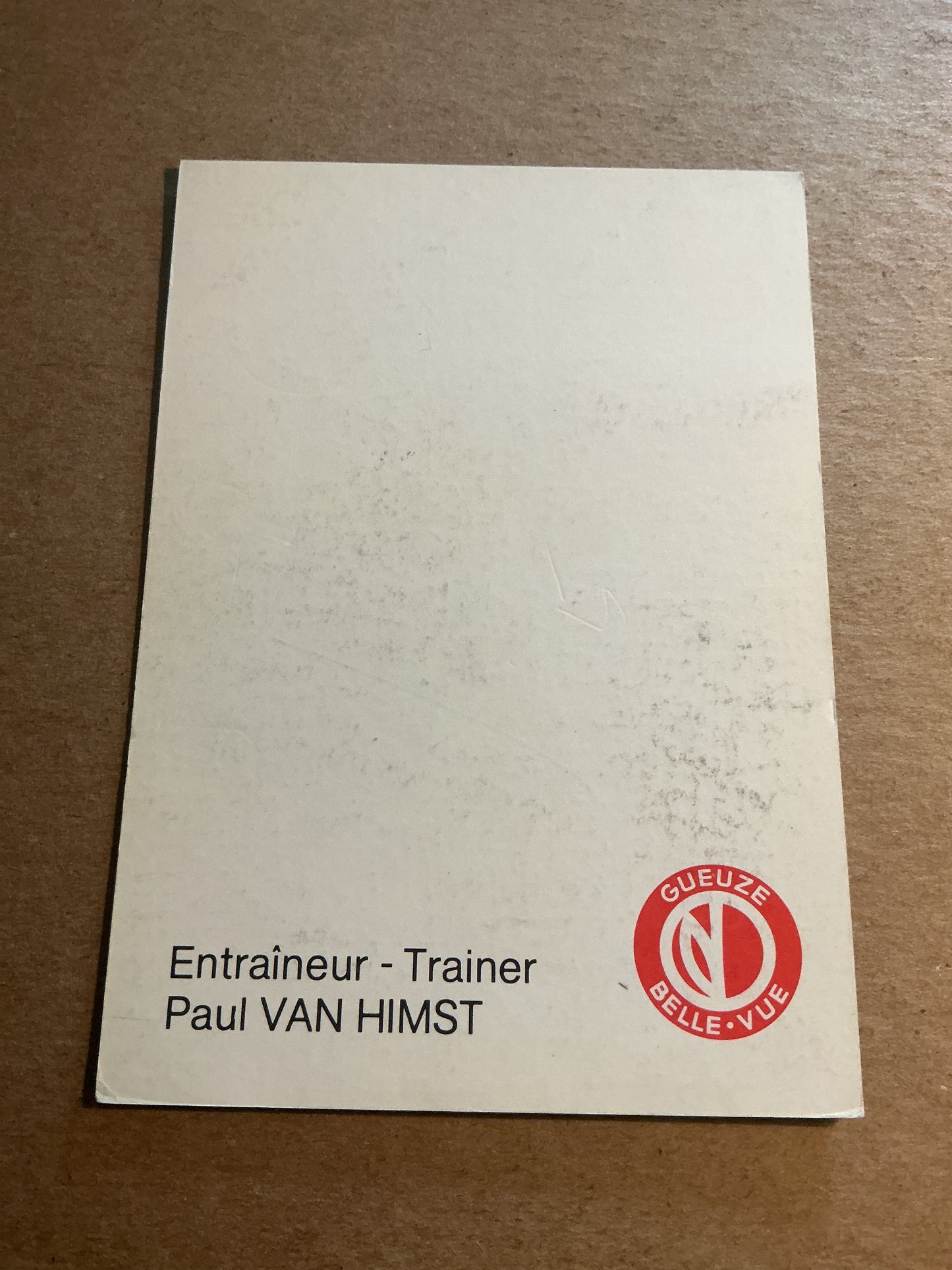 Paul van Himst, Belgium 🇧🇪 RSC Anderlecht 1983/84 hand signed