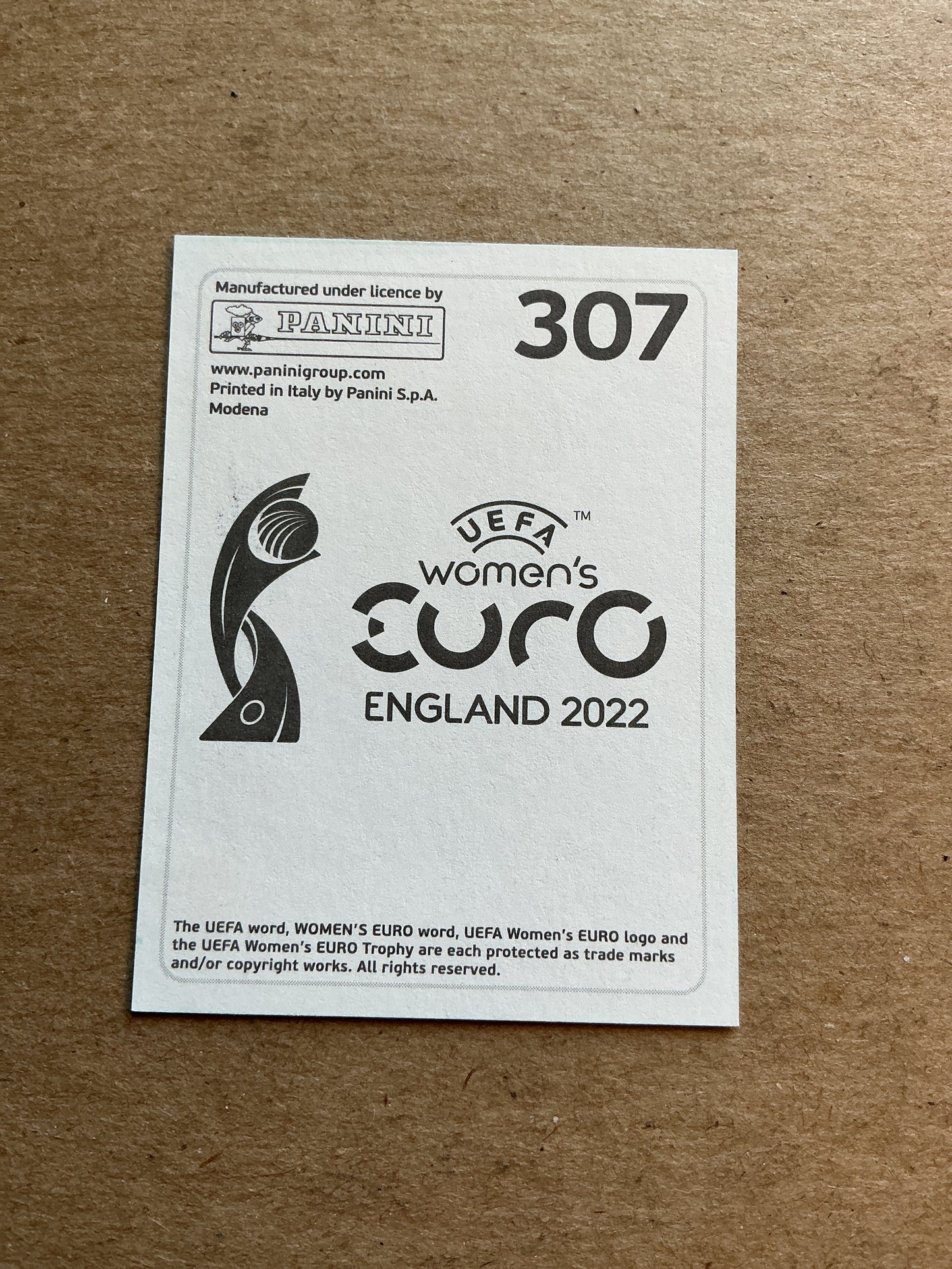 Elisa Bartoli, Italy 🇮🇹 UEFA Women’s Euro Cup 2022 Panini hand signed