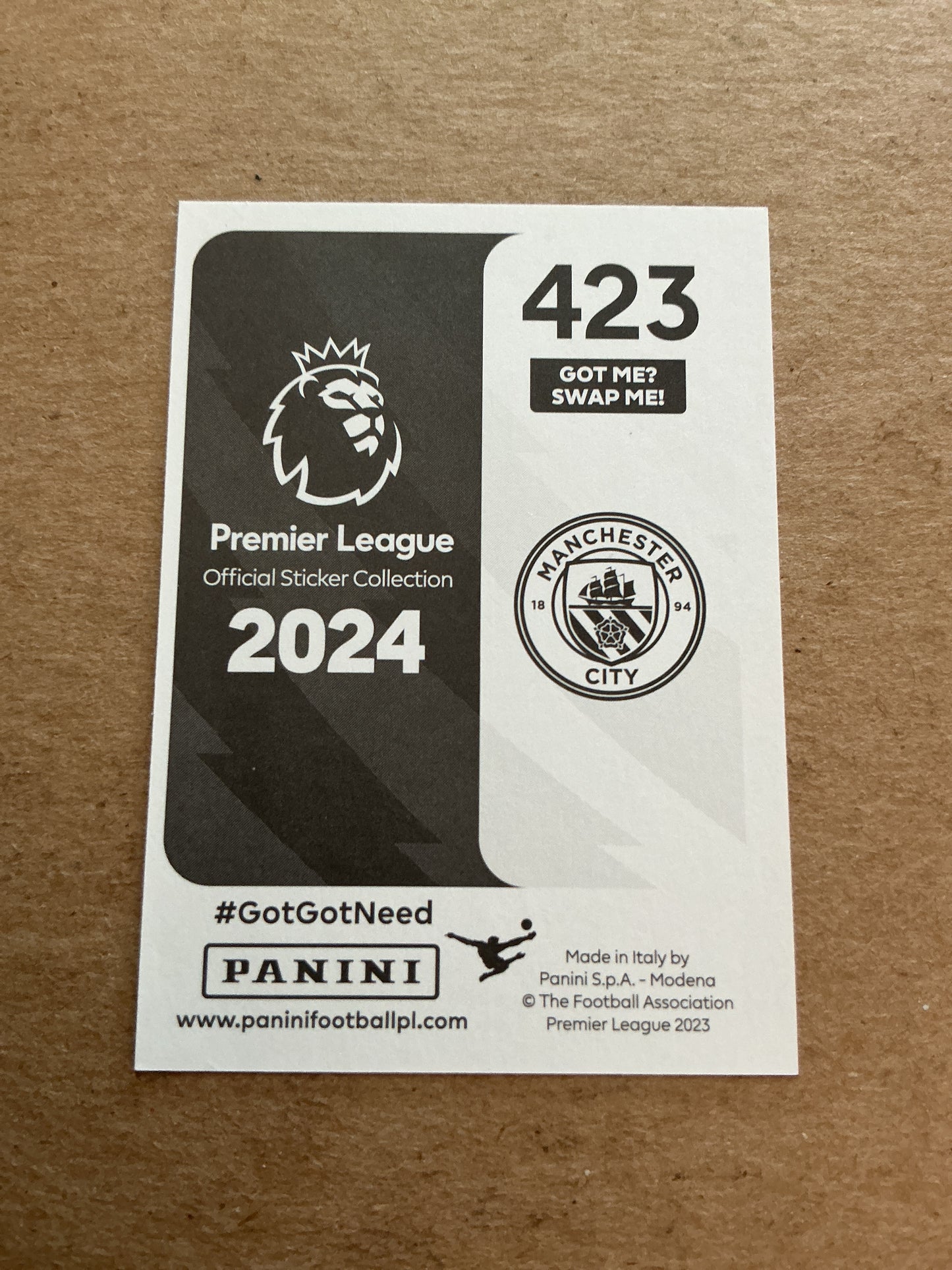 Matheus Nunes, Portugal 🇵🇹 Manchester City 2024 Panini hand signed