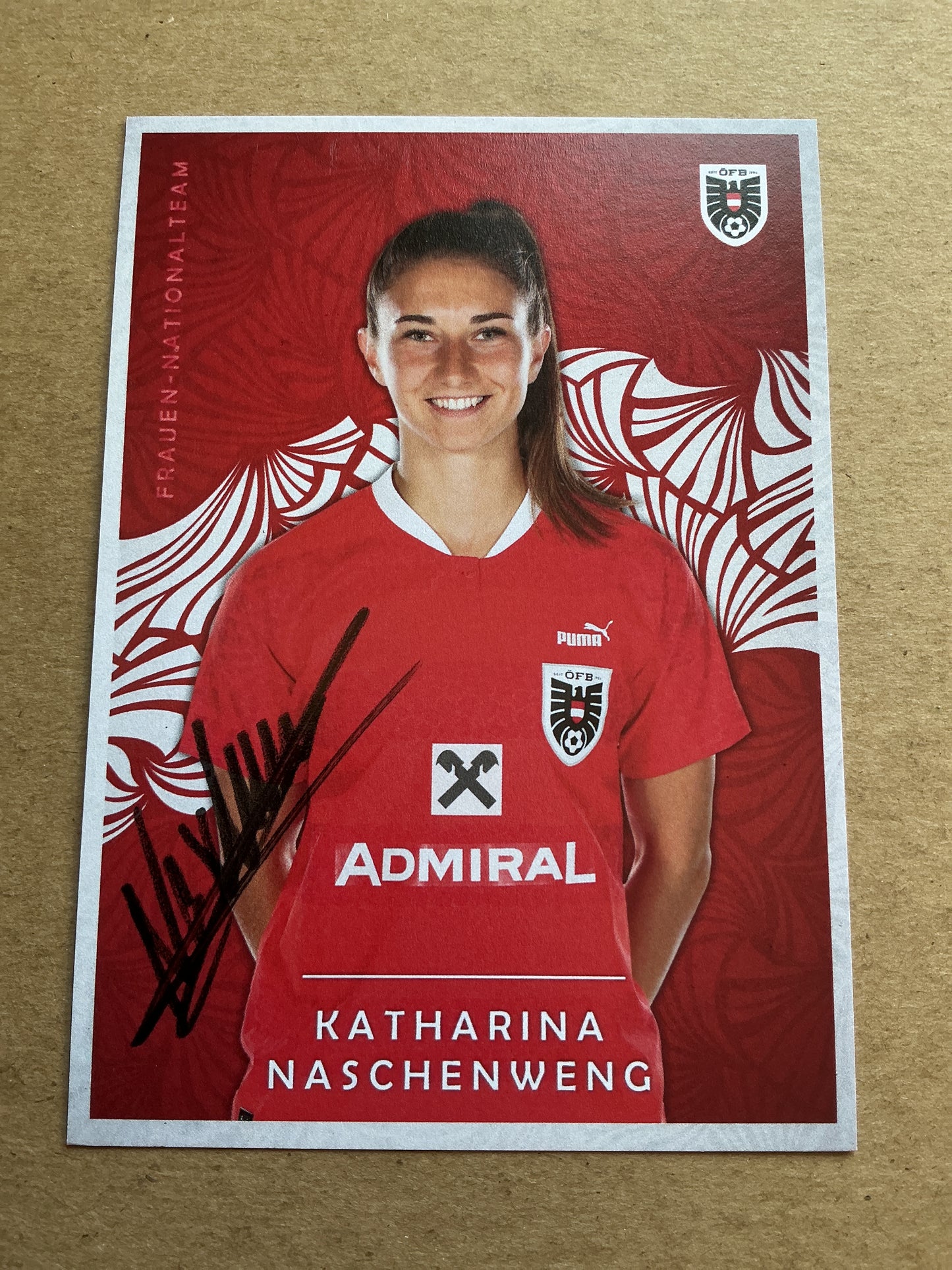 Katharina Naschenweng, Austria 🇦🇹 2024 TSG Hoffenheim hand signed