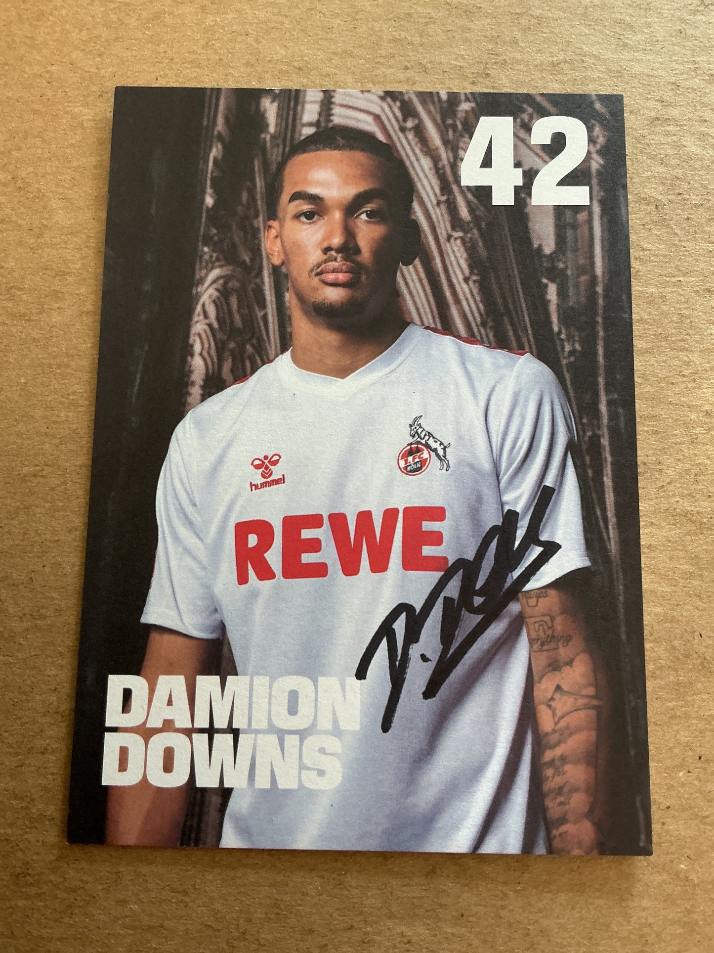 Damion Downs, USA 🇺🇸 1.FC Köln 2023/24 hand signed