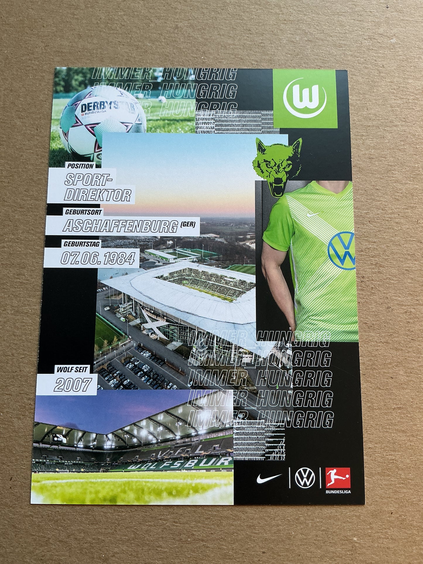 Marcel Schäfer, Germany 🇩🇪 VfL Wolfsburg 2020/21 hand signed