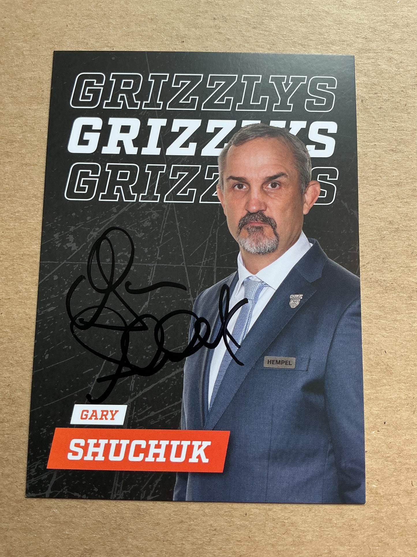 Gary Shuchuk, Canada 🇨🇦 Grizzlys Wolfsburg 2024/25 hand signed