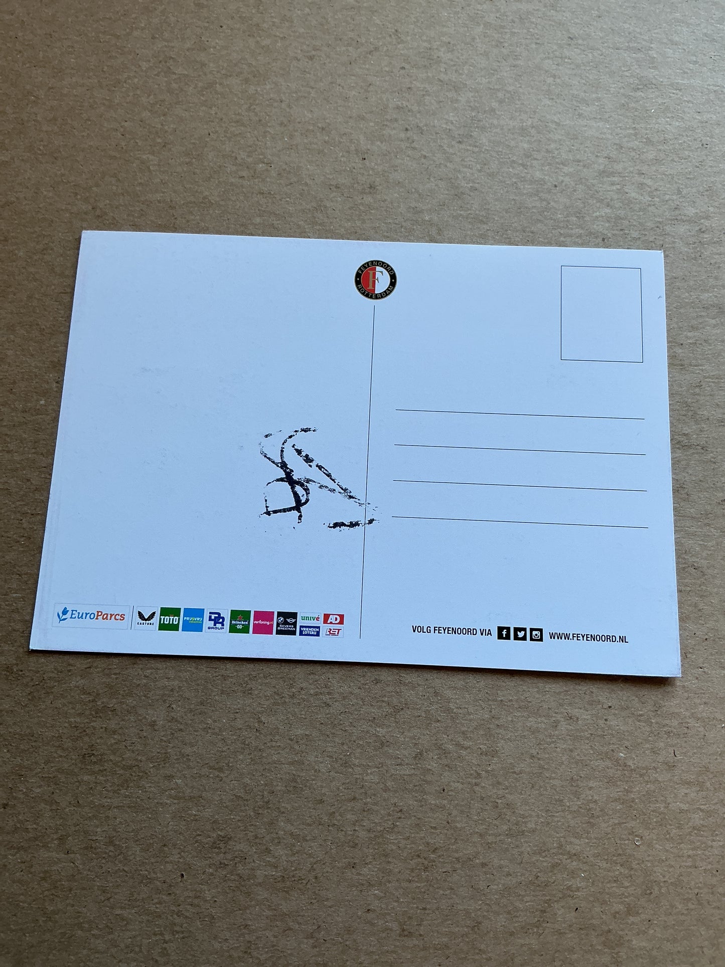 Ondrej Lingr, Czech Republic 🇨🇿 Feyenoord Rotterdam 2023/24 hand signed