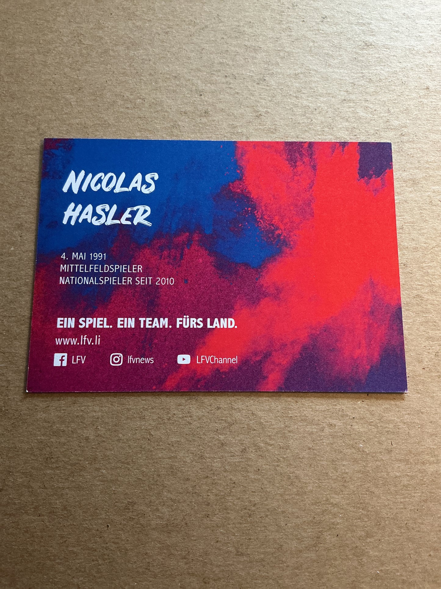 Nicolas Hasler, Liechtenstein ๐ฑ๐ฎ 2022 hand signed