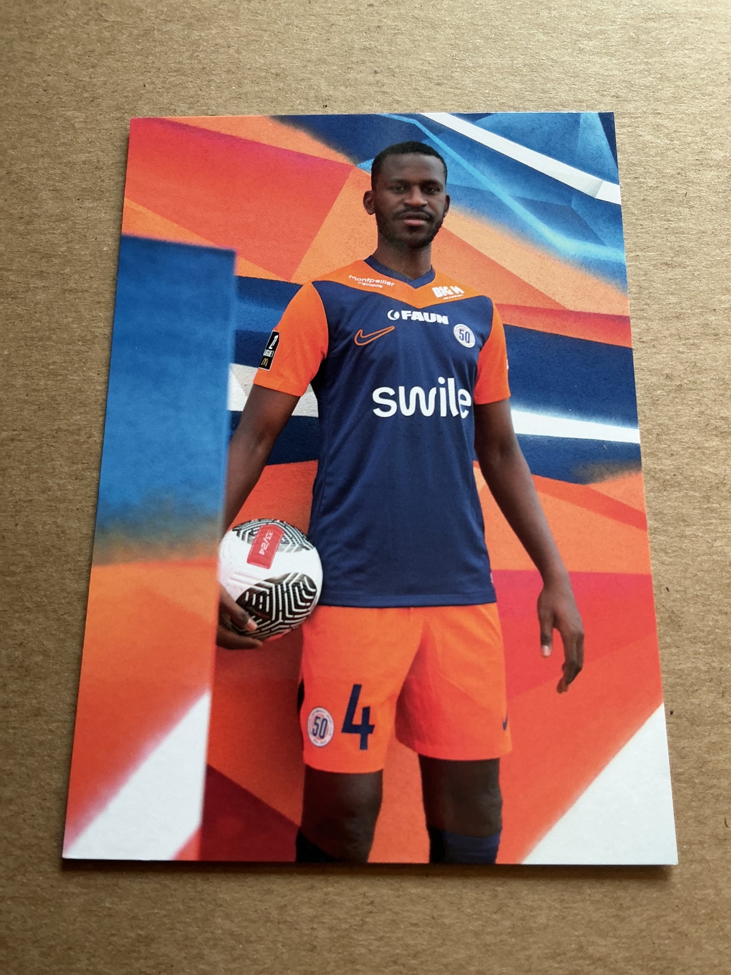 Boubakar Kouyate, Mali 🇲🇱 Montpellier HSC 2024/25 hand signed