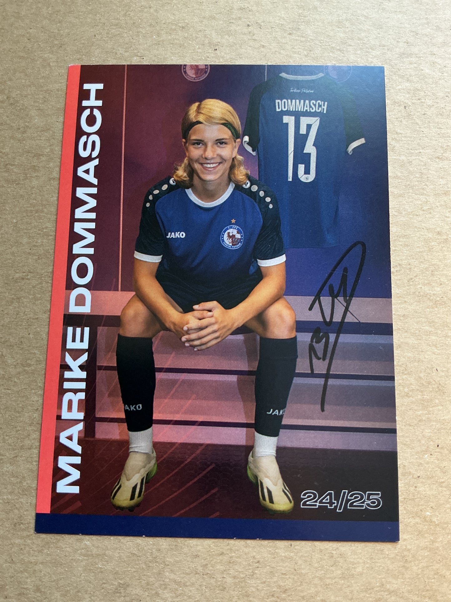 Marike Dommasch, Germany 🇩🇪 1.FFC Turbine Potsdam 2024/25 hand signed