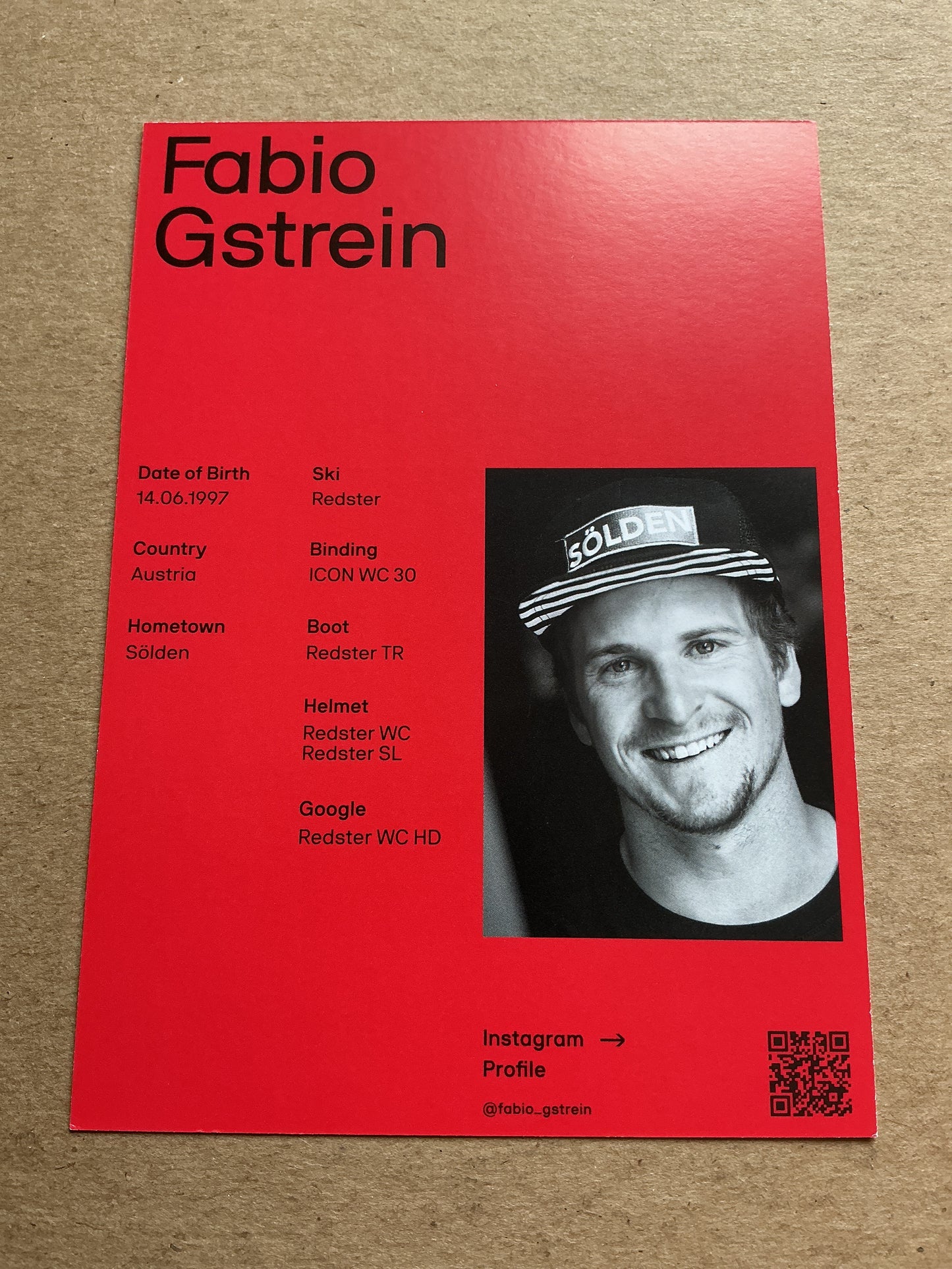 Fabio Gstrein, Austria 🇦🇹 Alpine Winter Sports 2024/25 hand signed
