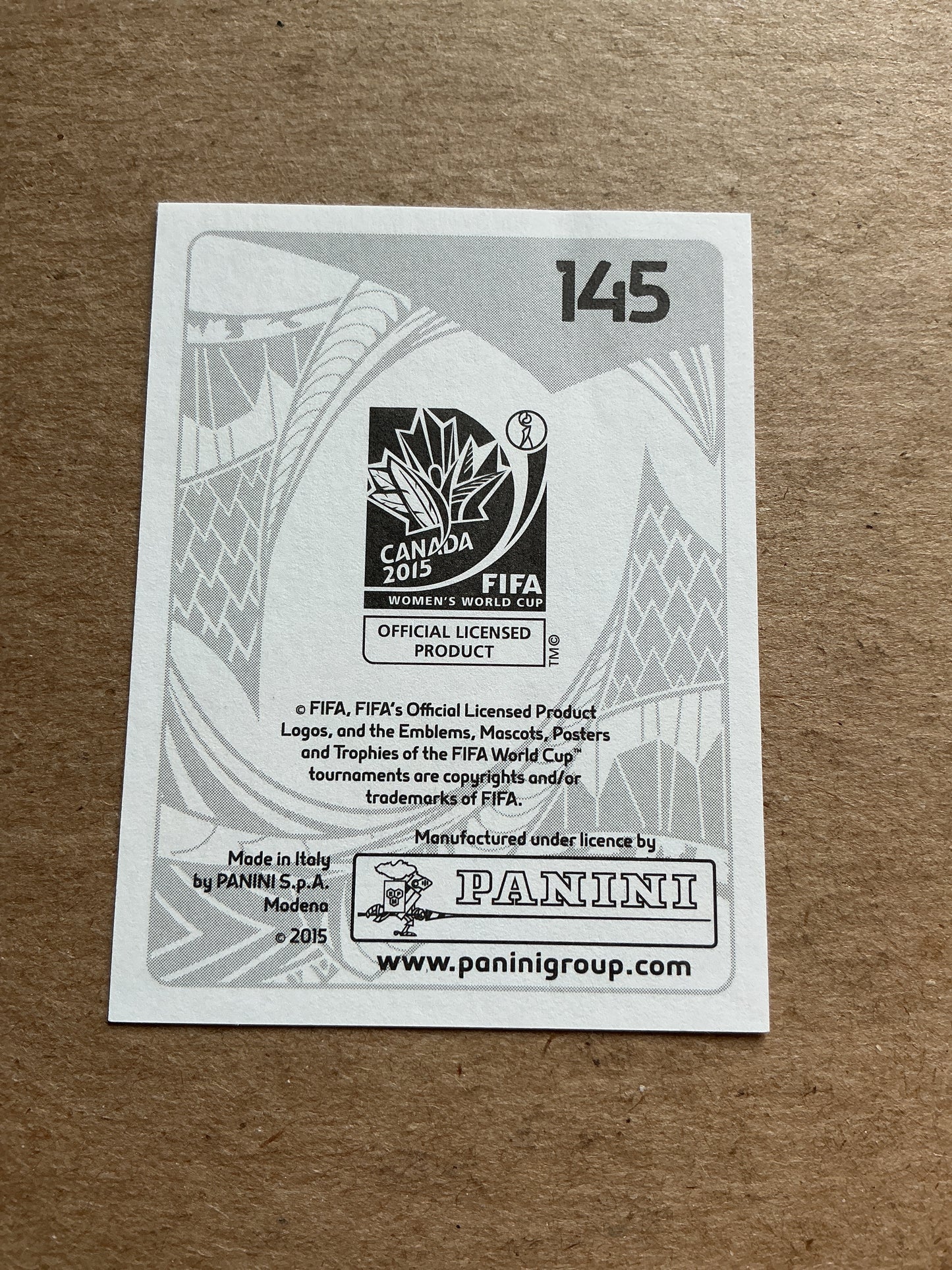 Caroline Graham Hansen, Norway 🇳🇴 FIFA Women’s World Cup 2015 Panini hand signed