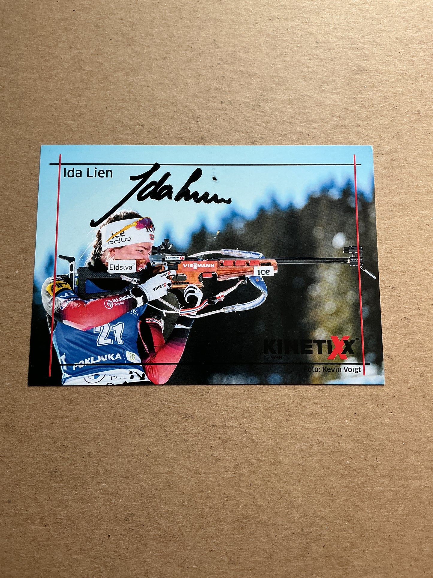 Ida Lien, Norway 🇳🇴 Biathlon Winter Sports 2024/25 hand signed