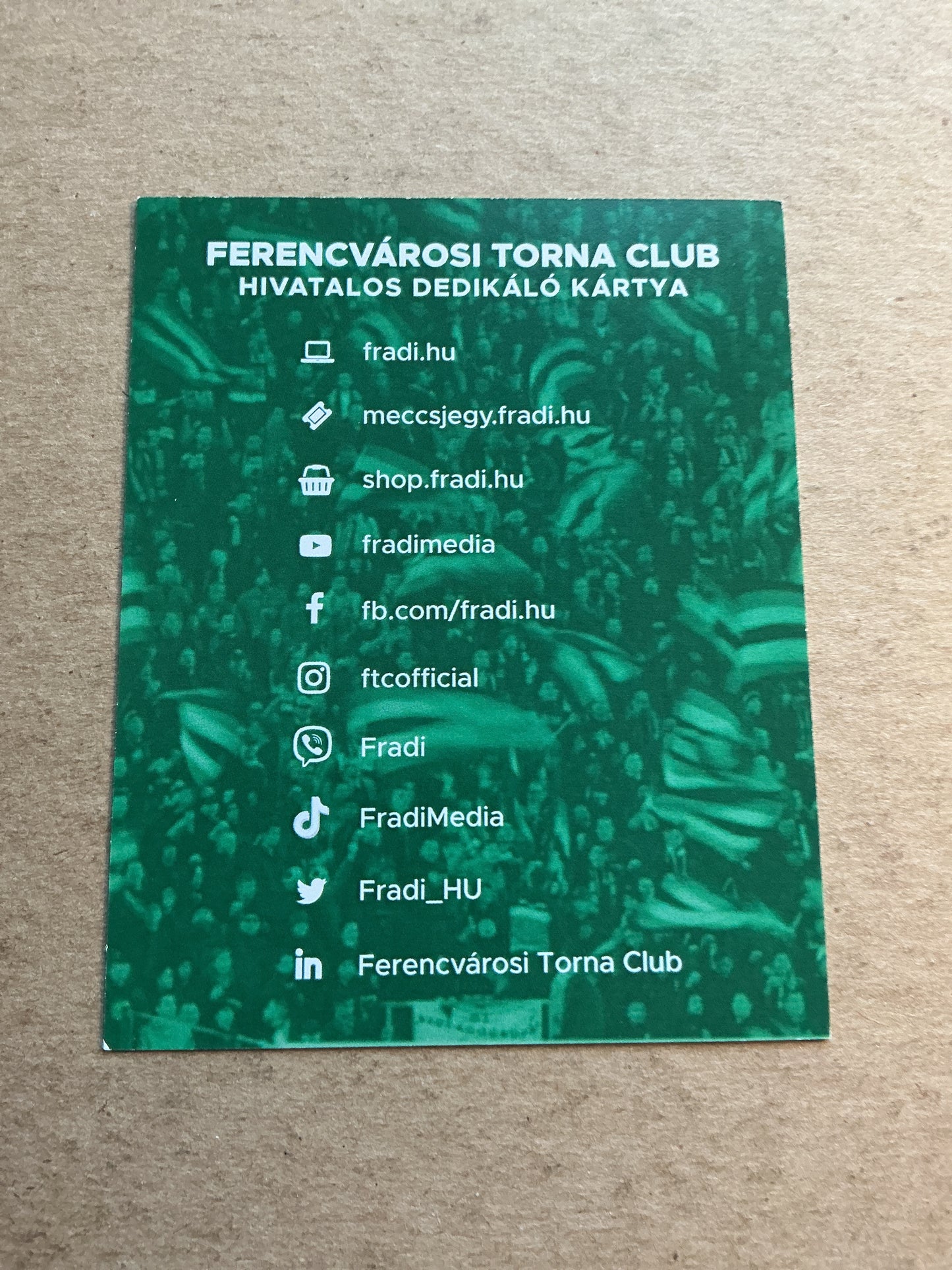 Péter Baráth, Hungary 🇭🇺 Ferencváros 2022/23 hand signed