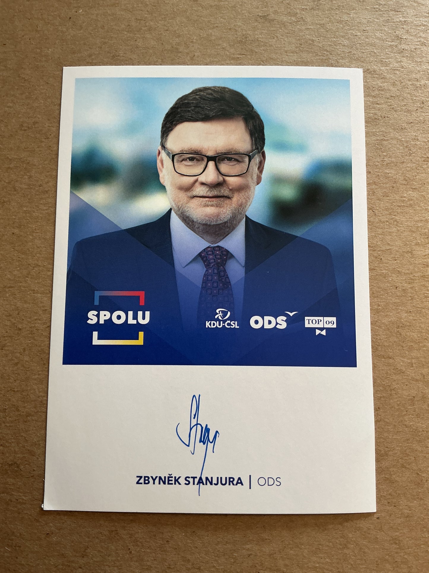 Zbynek Stanjura, Czech Republic 🇨🇿 Minister of Finance 2025 hand signed
