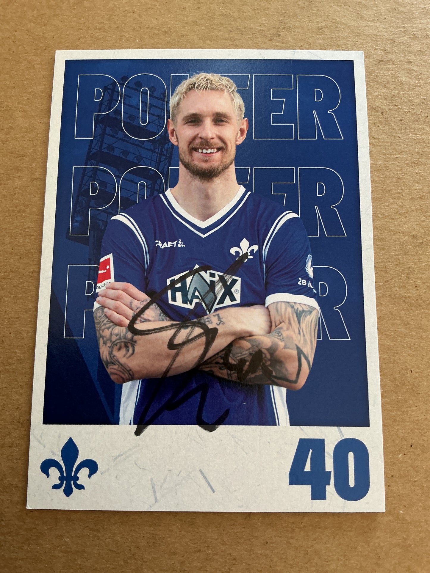 Sebastian Polter, Germany 🇩🇪 SV Darmstadt 98 2023/24 hand signed