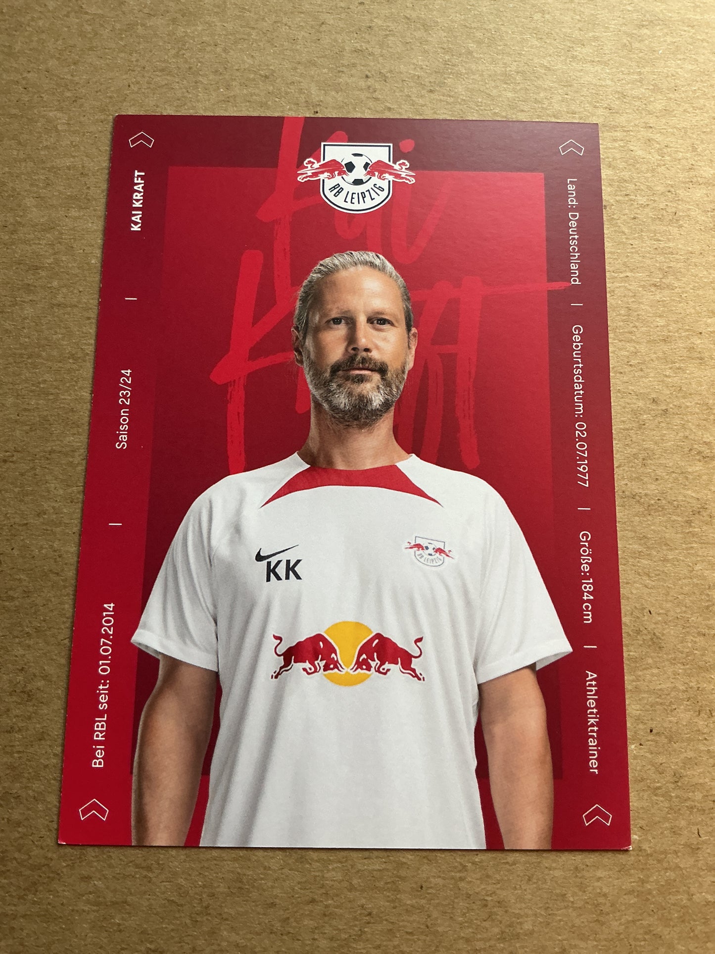 Kai Kraft, Germany 🇩🇪 RB Leipzig 2023/24 hand signed