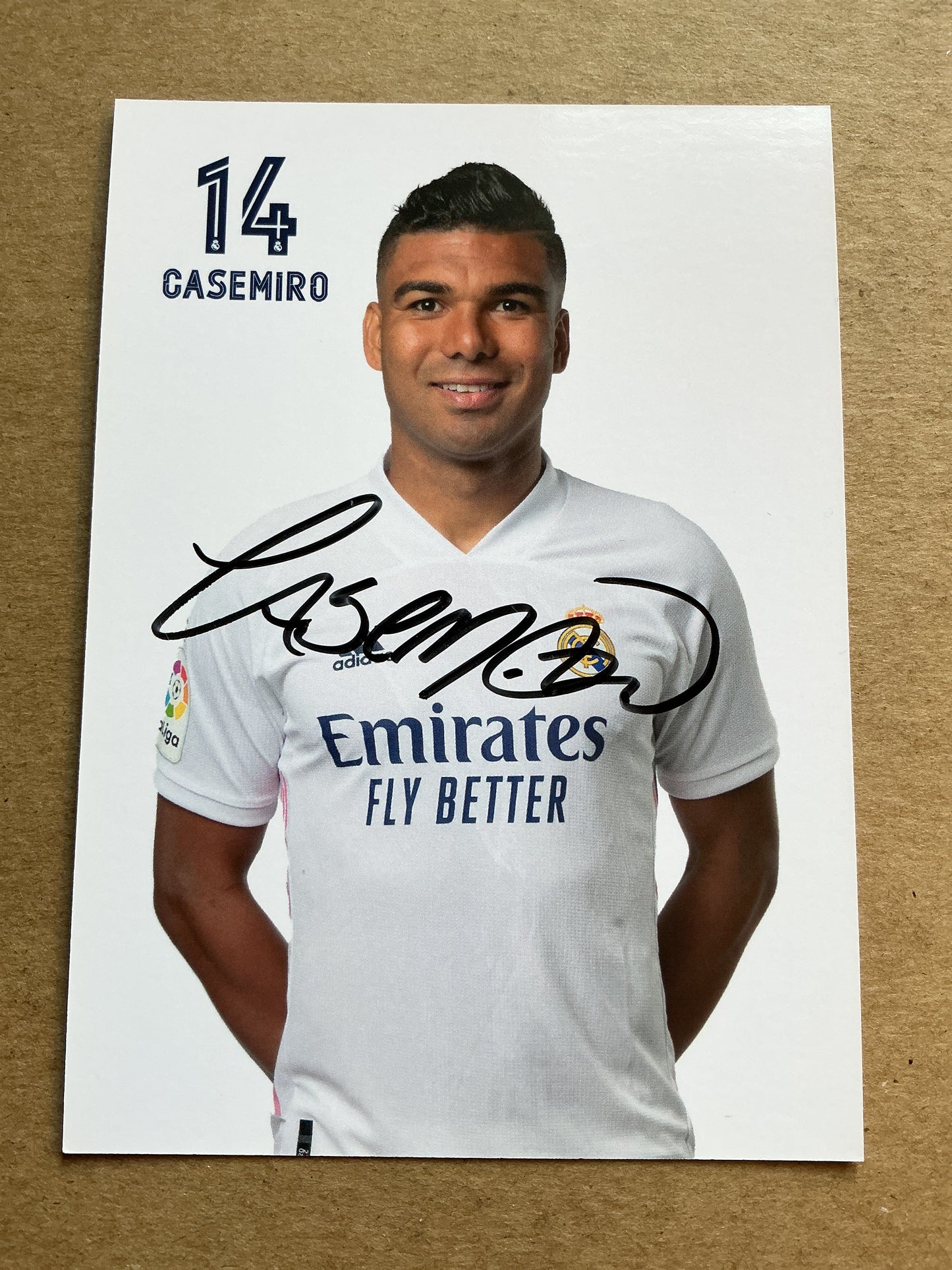 Casemiro, Brazil 🇧🇷 Real Madrid 2020/21 hand signed