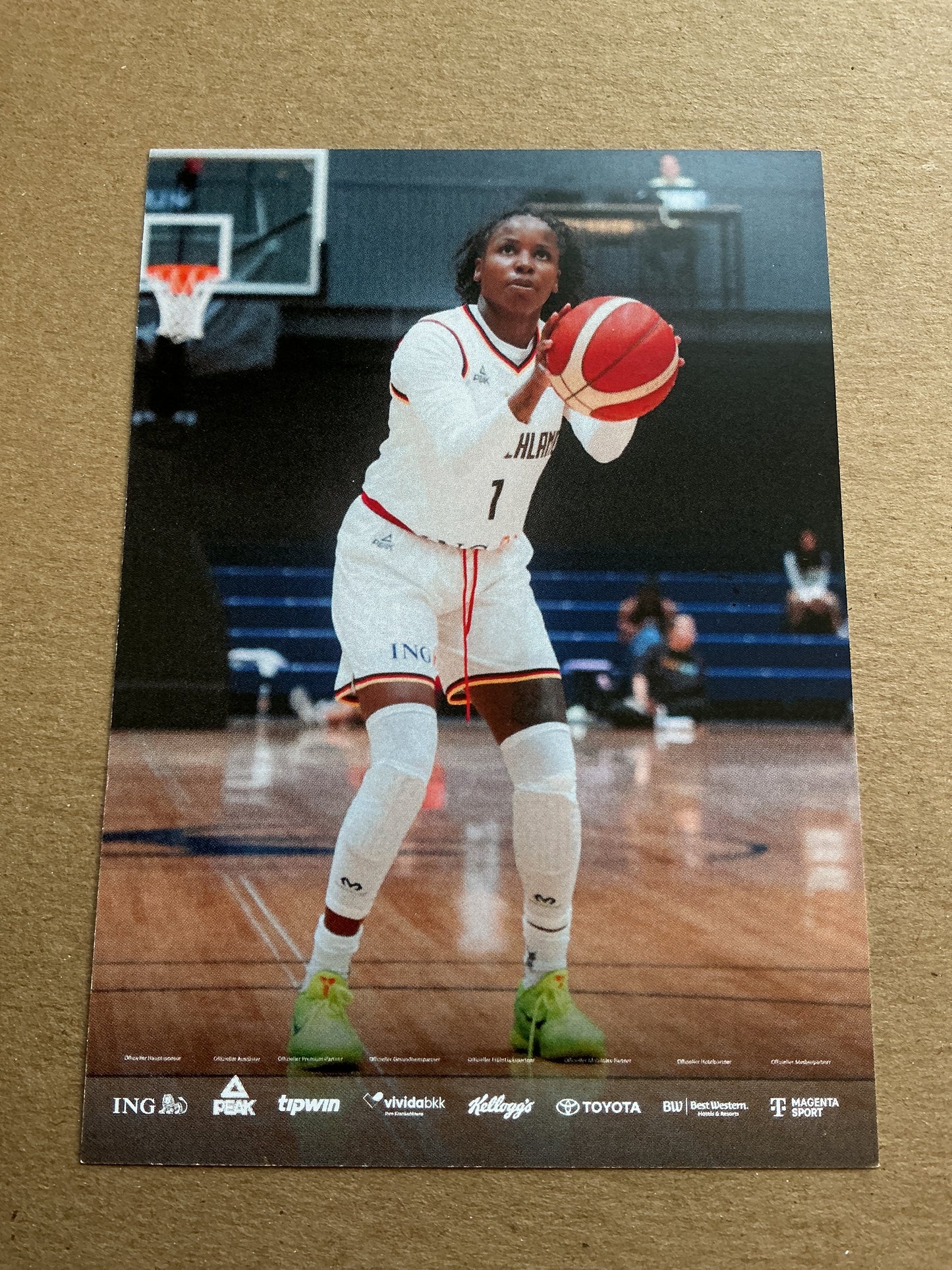Alexis Peterson, Germany 🇩🇪 Basketball Summer Olympics 2024 hand signed