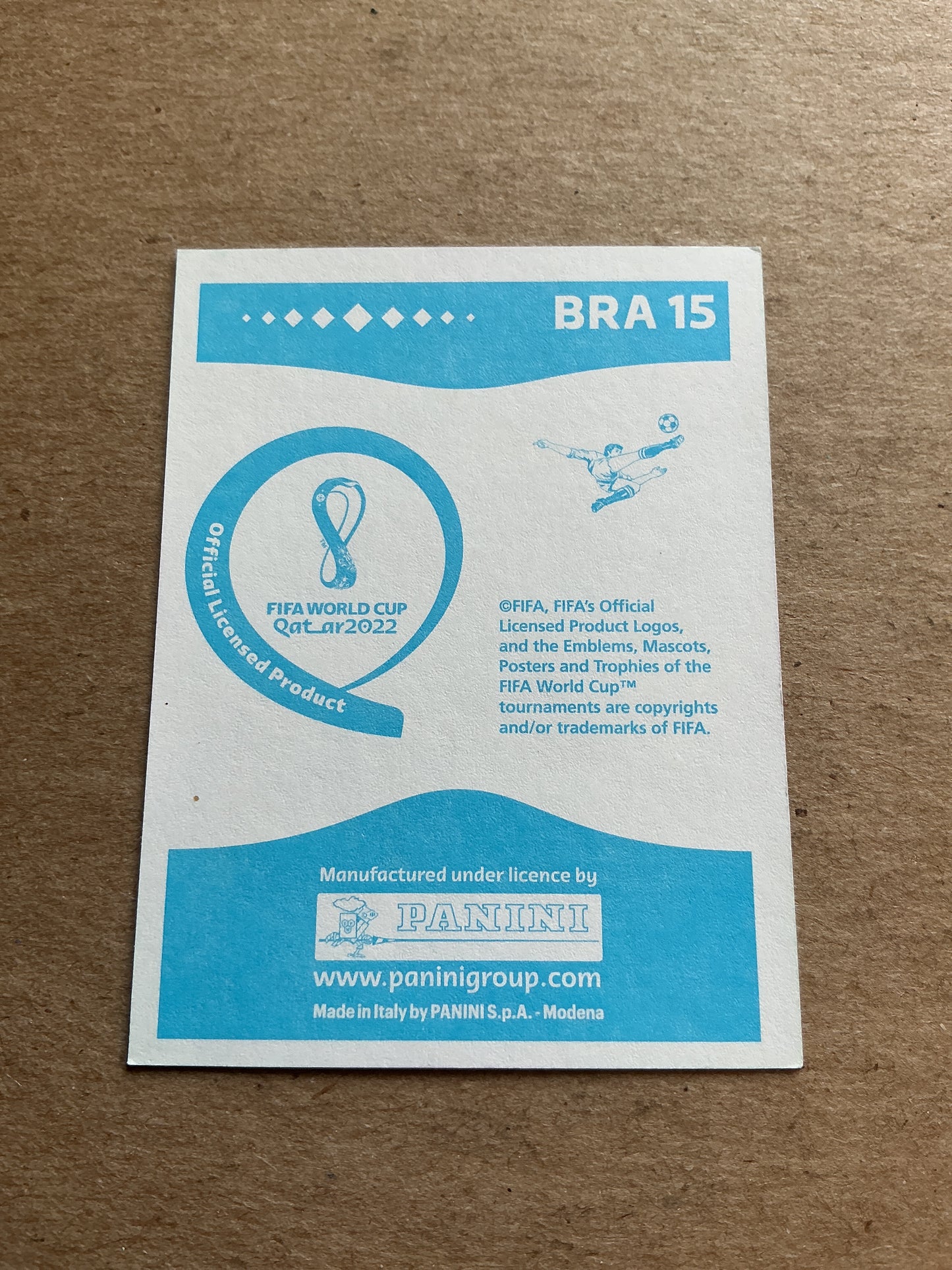 Antony, Brazil 🇧🇷 FIFA World Cup 2022 Panini hand signed